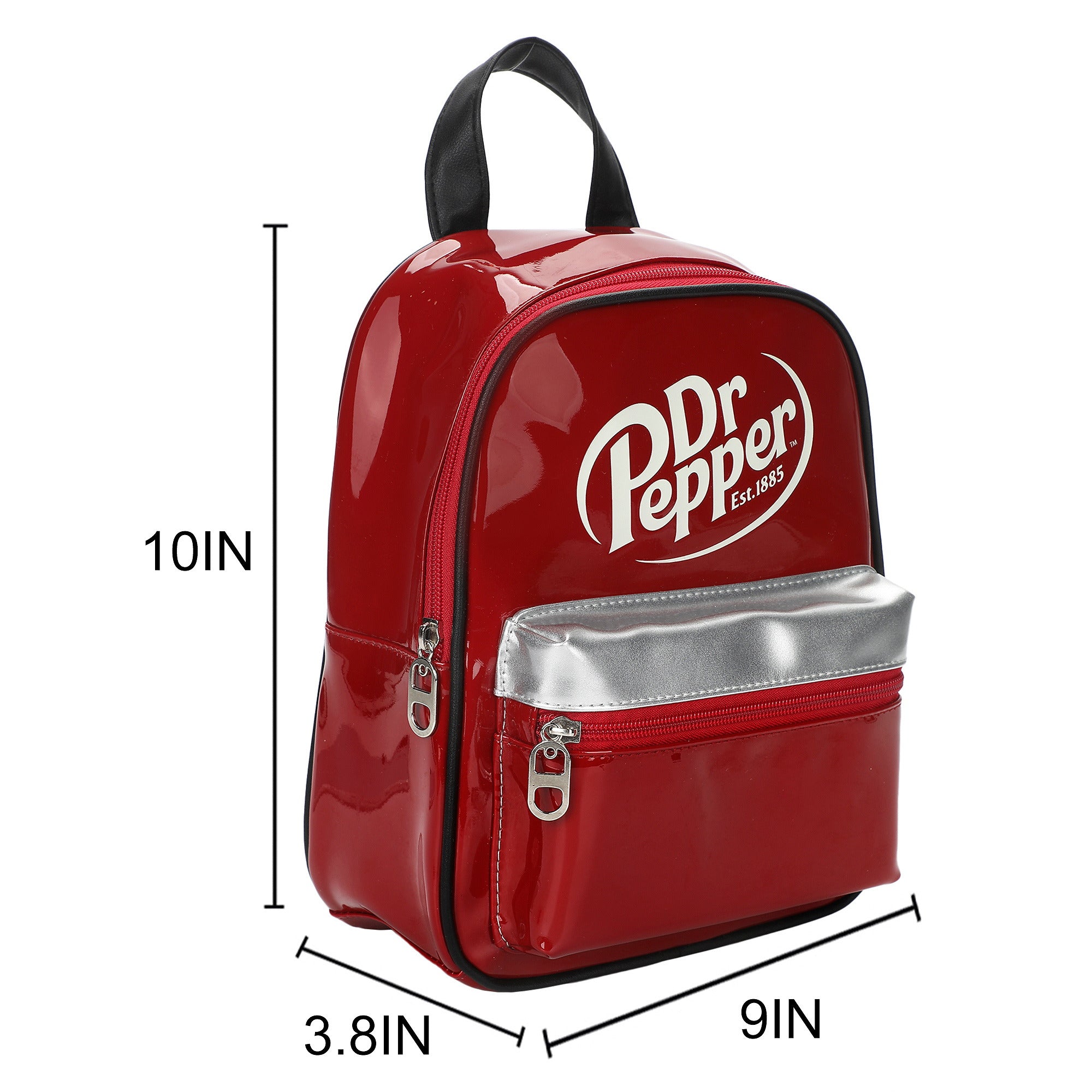 Dr Pepper Logo Adult 11" Mini Backpack for Fans and Daily Carry
