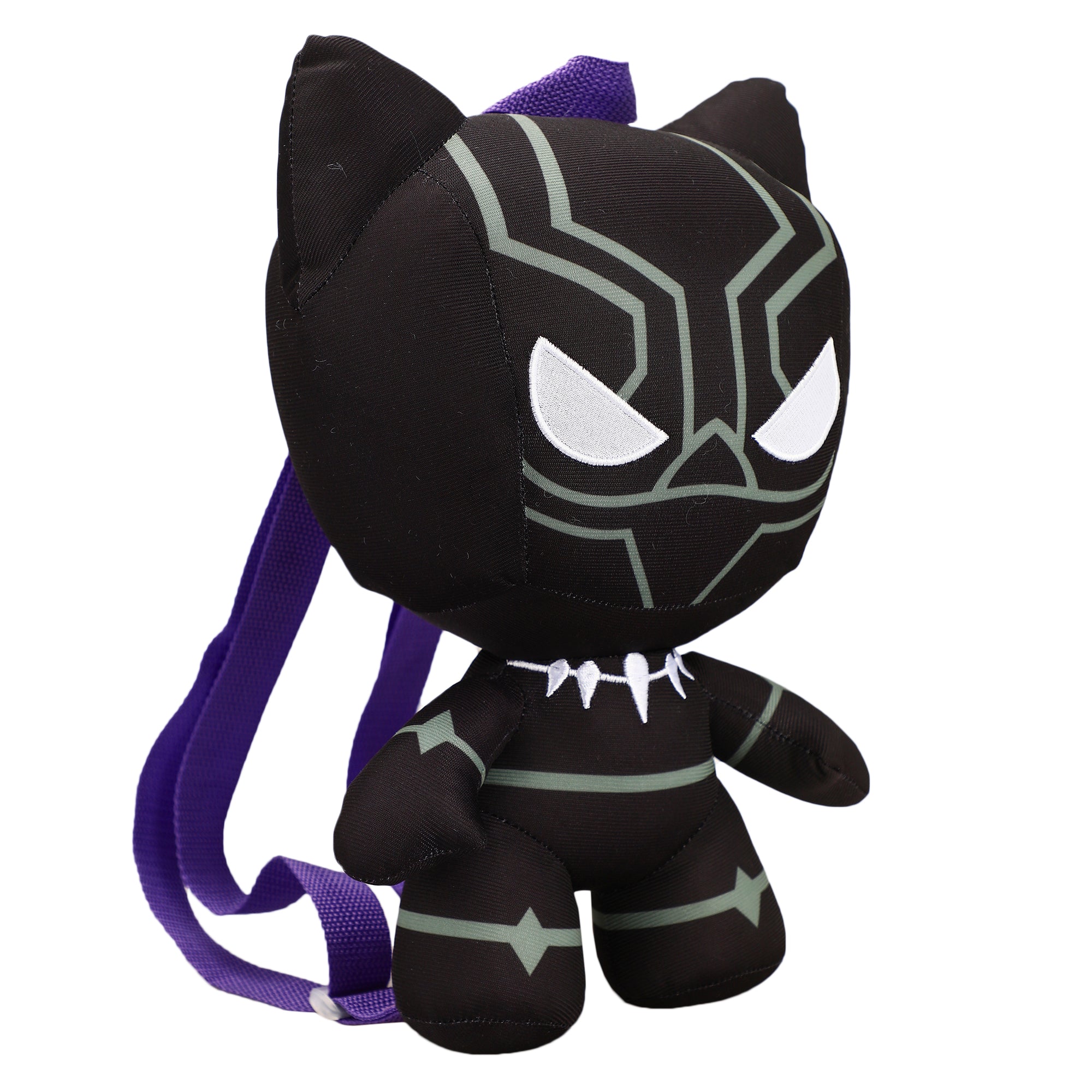 Black Panther 12 Inch Plush Backpack