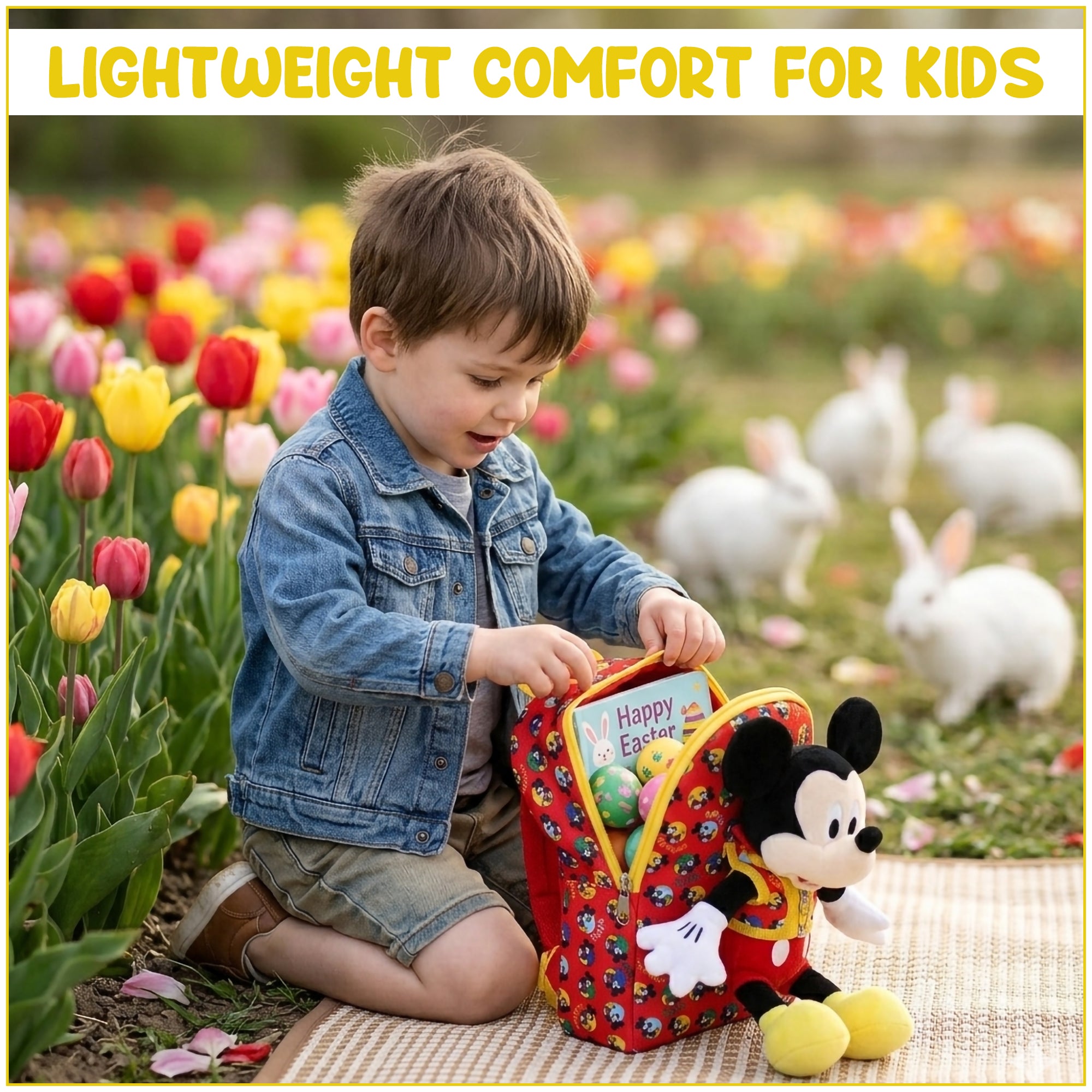 Disney Mickey Mouse Preschool Plush Mickey & 10" Backpack