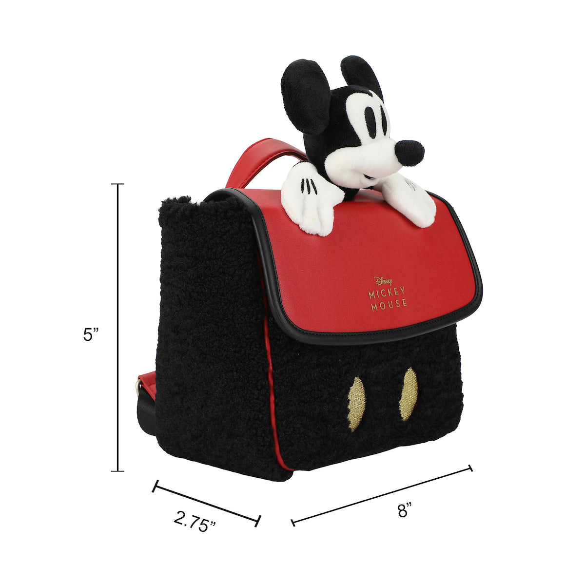 Disney Mickey Mouse Peek-A-Boo Convertible Mini Backpack
