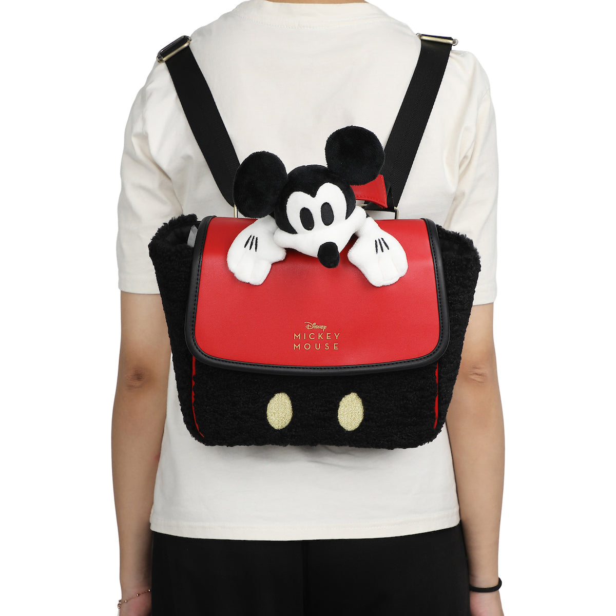 Disney Mickey Mouse Peek-A-Boo Convertible Mini Backpack