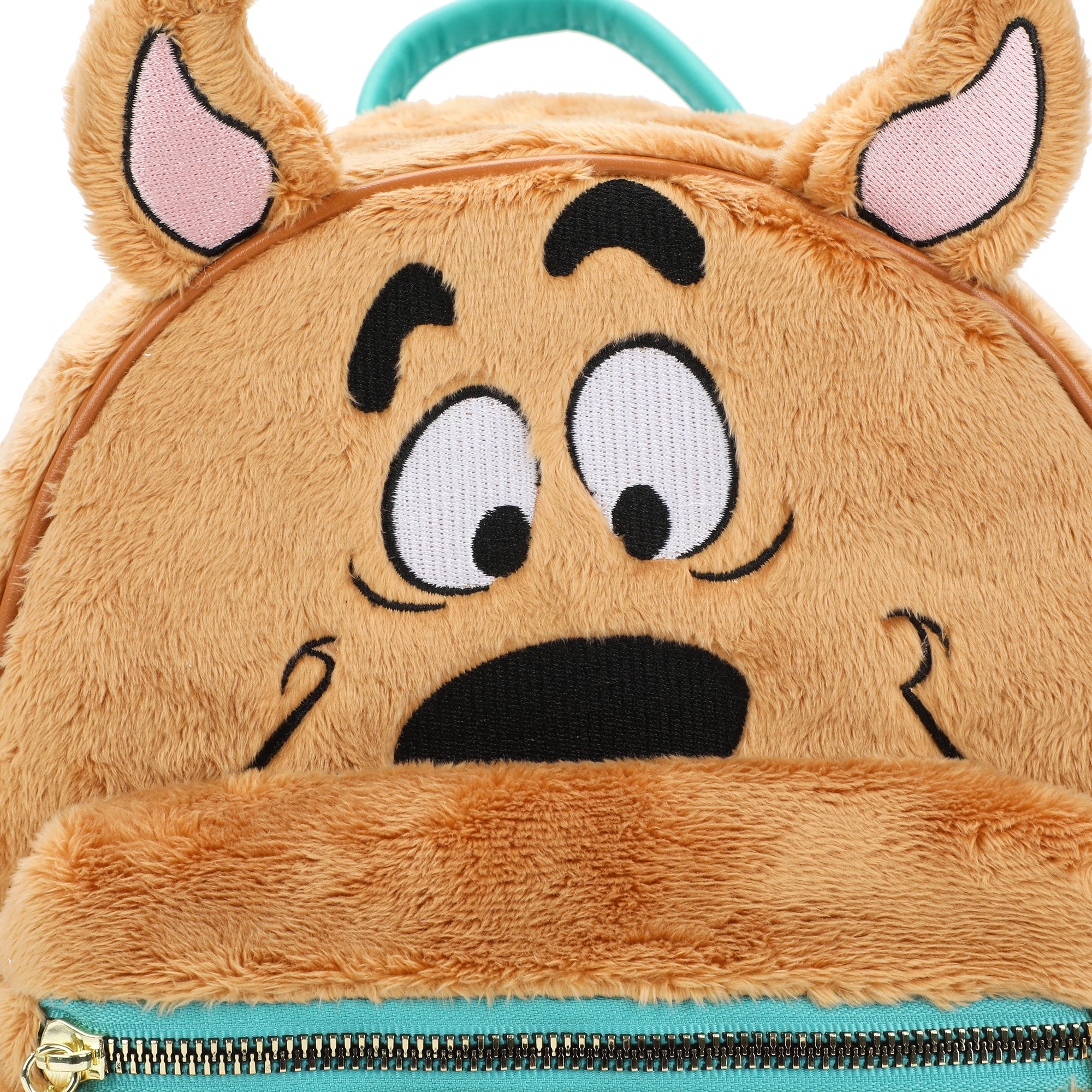 Scooby Doo Faux Fur 10.5 Brown Mini Character Backpack