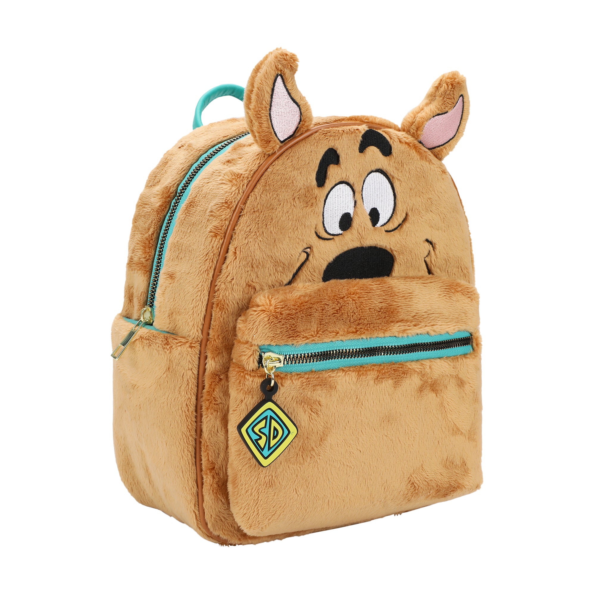 Scooby Doo Faux Fur 10.5 Brown Mini Character Backpack