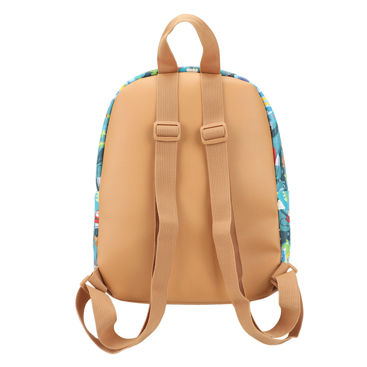 Elf Illustrated North Pole Pattern 11.5" Mini Backpack