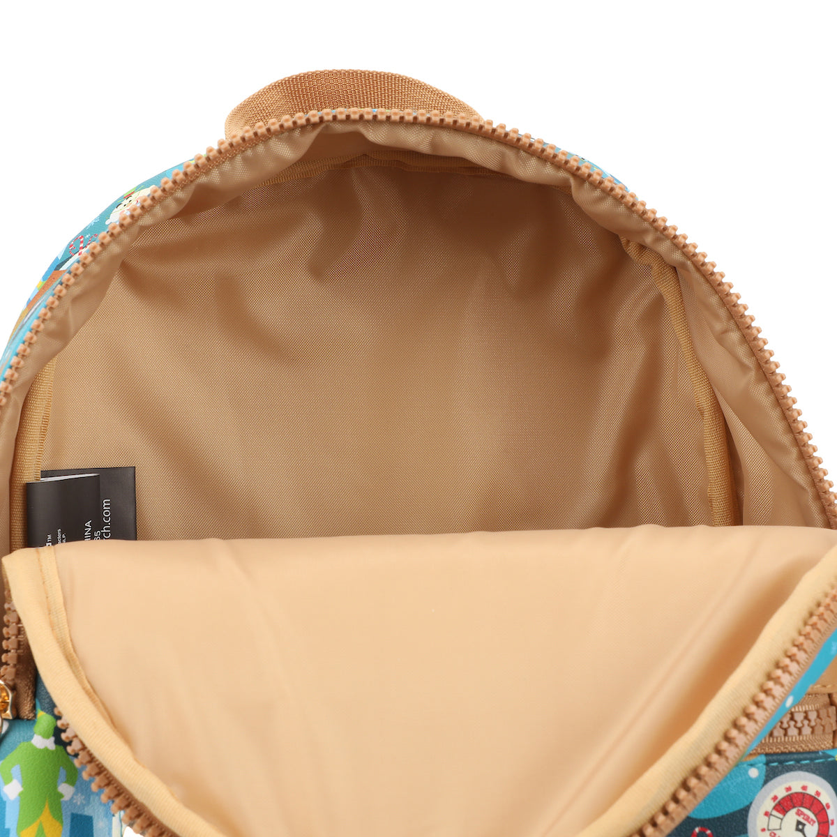 Elf Illustrated North Pole Pattern 11.5" Mini Backpack