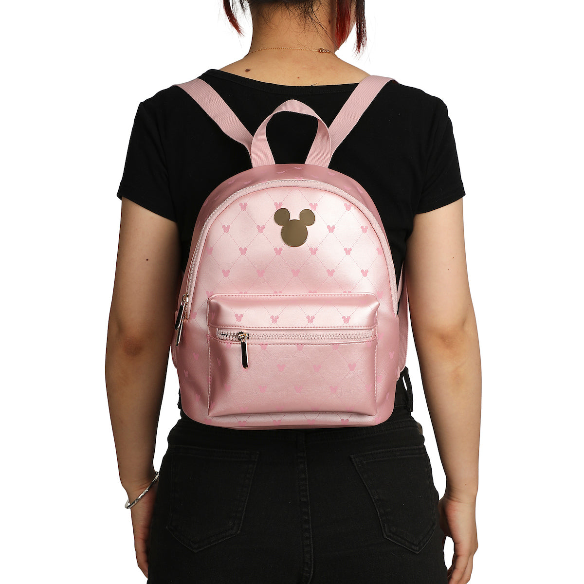 Disney Mickey Mouse Ears Adult Pink 10.6" Mini Backpack