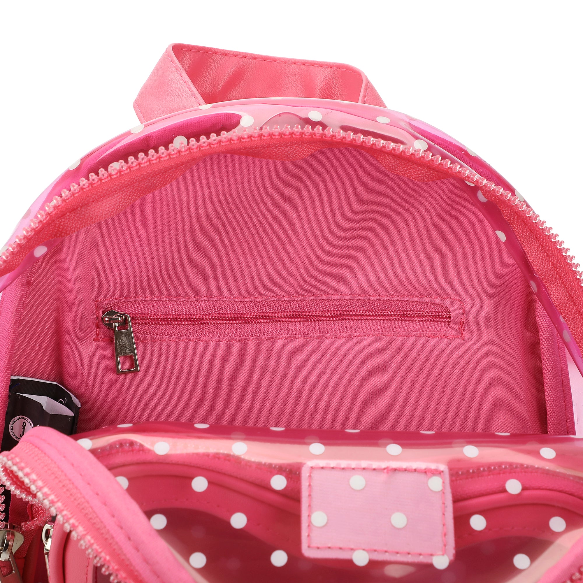 Hello Kitty Heart 10" Pink Polka Dot Women's Mini Backpack