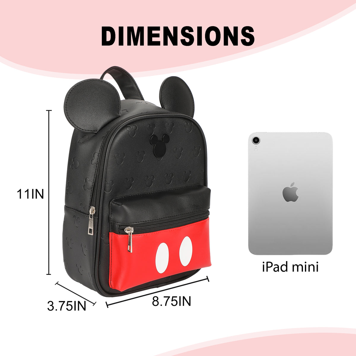Mickey Mouse Classic 11" Women's Mini Backpack