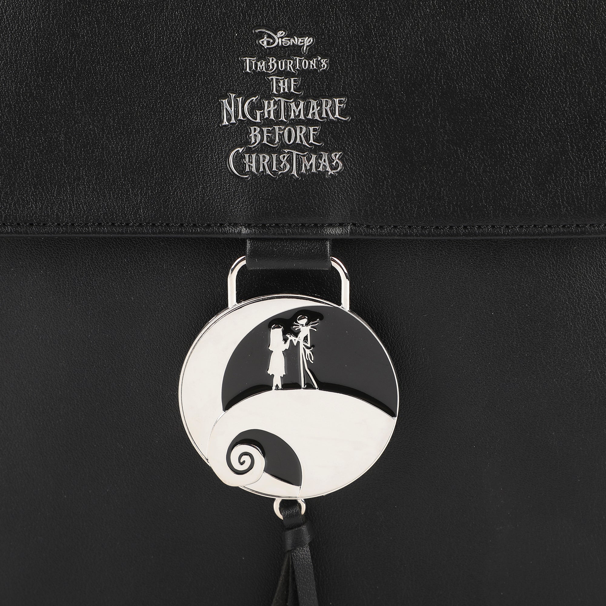 Disney The Nightmare Before Christmas Faux Leather Mini Backpack with Jack Skellington Design