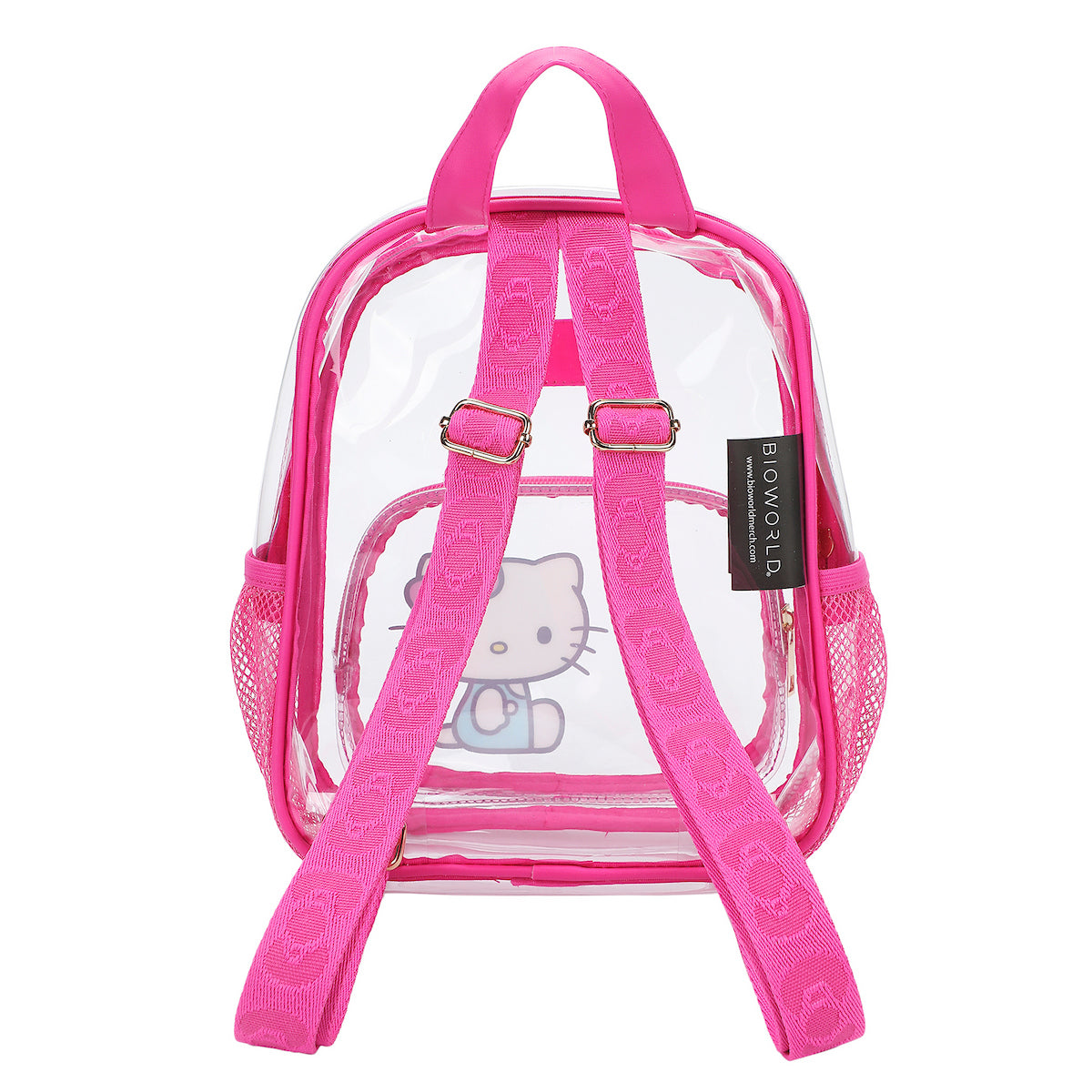 Hello Kitty Sitting Character Adult 11” Clear Mini Backpack