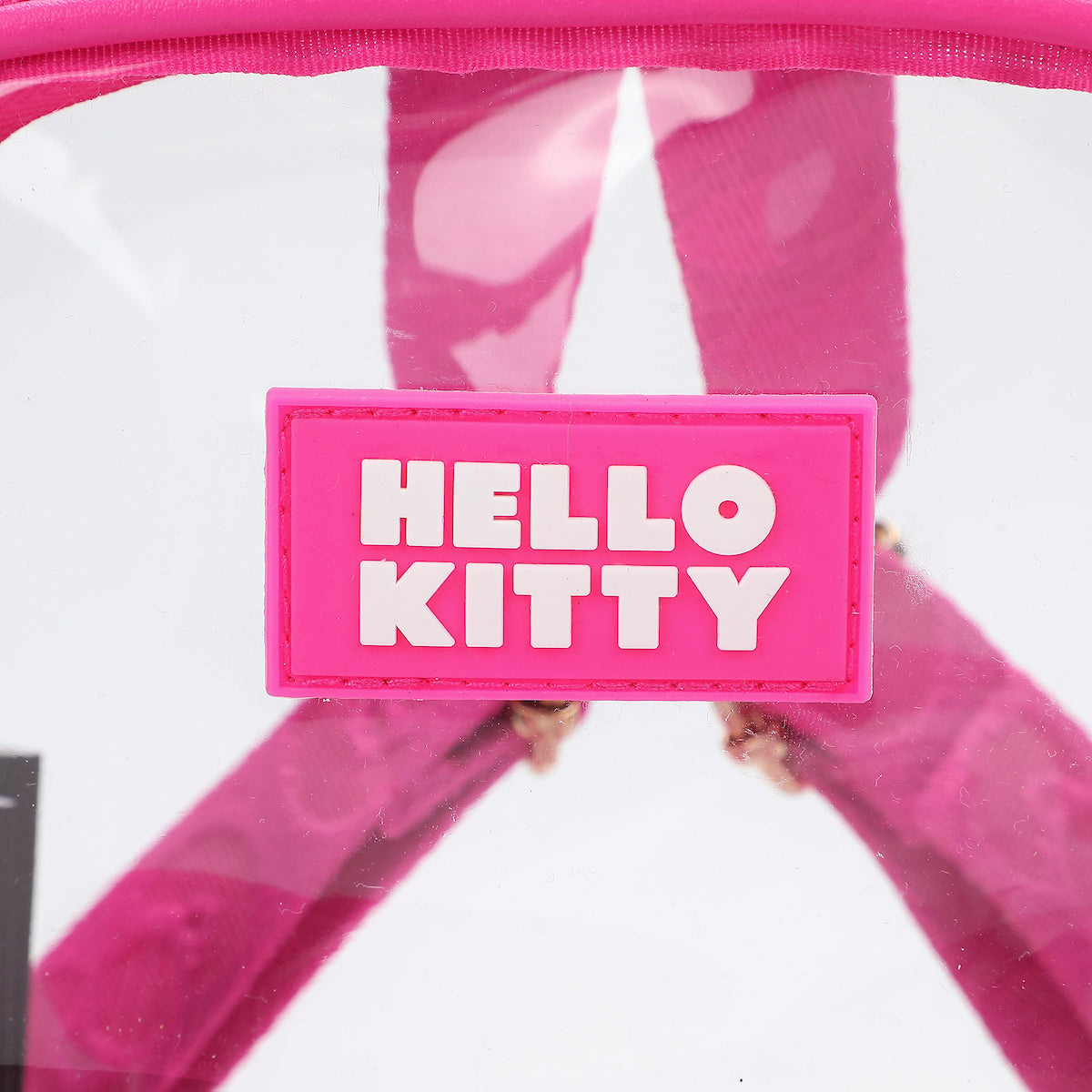 Hello Kitty Sitting Character Adult 11” Clear Mini Backpack