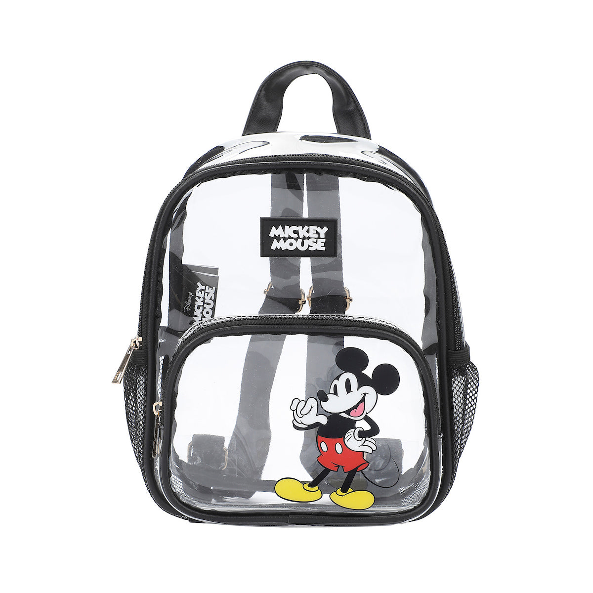 Disney Mickey Mouse Waving Adult 11” Clear Mini Backpack