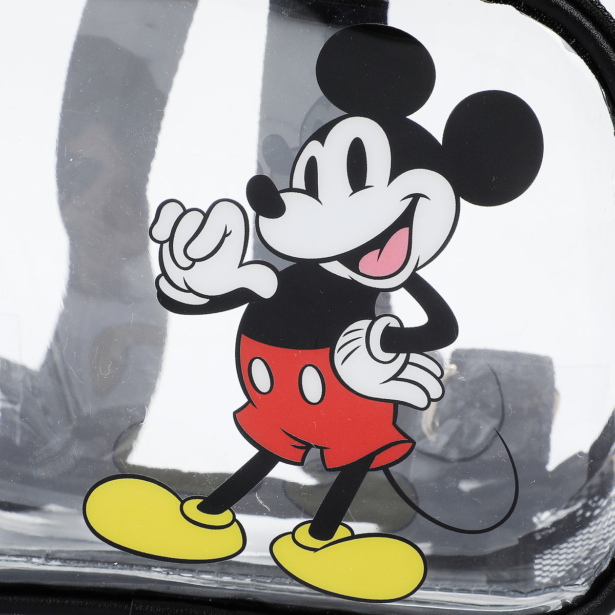 Disney Mickey Mouse Waving Adult 11” Clear Mini Backpack