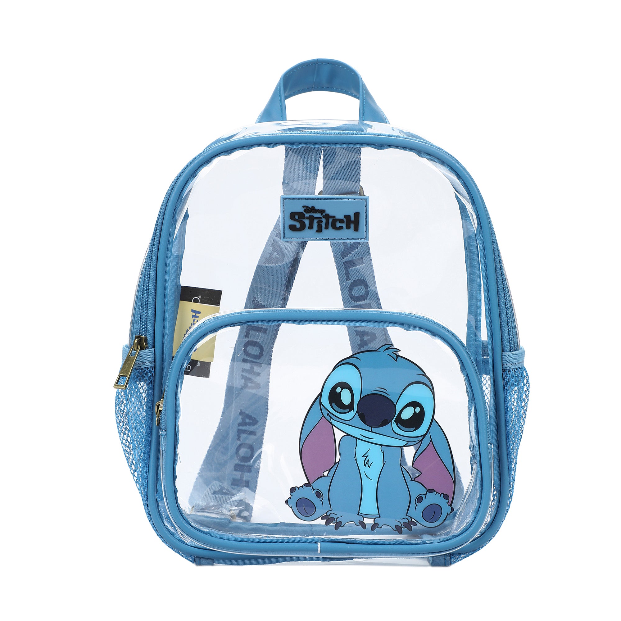 Lilo & Stitch Curious Pose 11" Adult Clear Mini Backpack