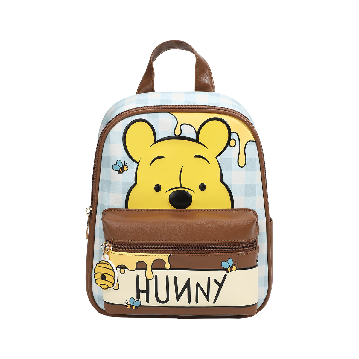 Winnie The Pooh Brown Mini Backpack, 10.04-Inch for Adults