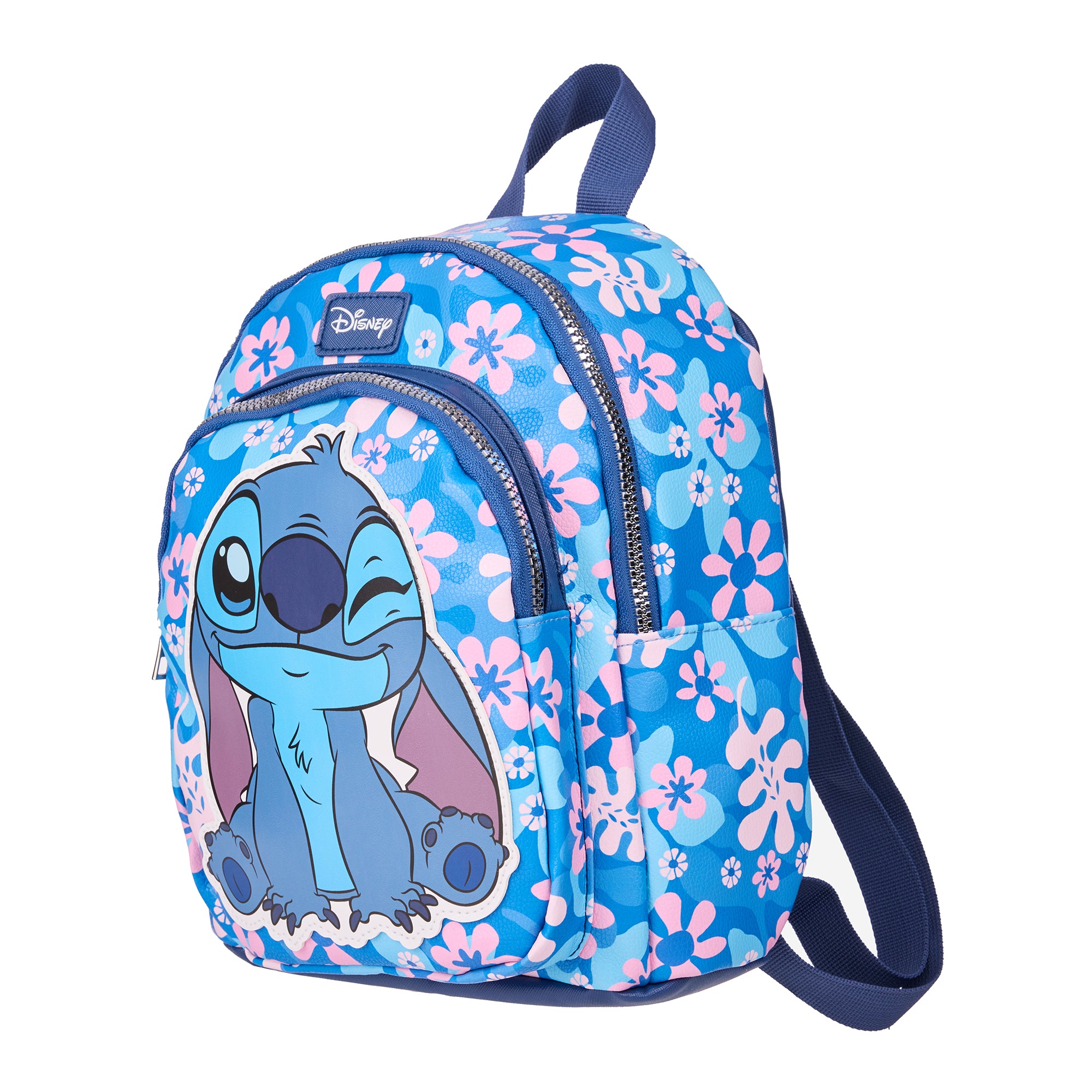 Disney's Stitch With Tropical All-Over Print 10.5" Mini Backpack