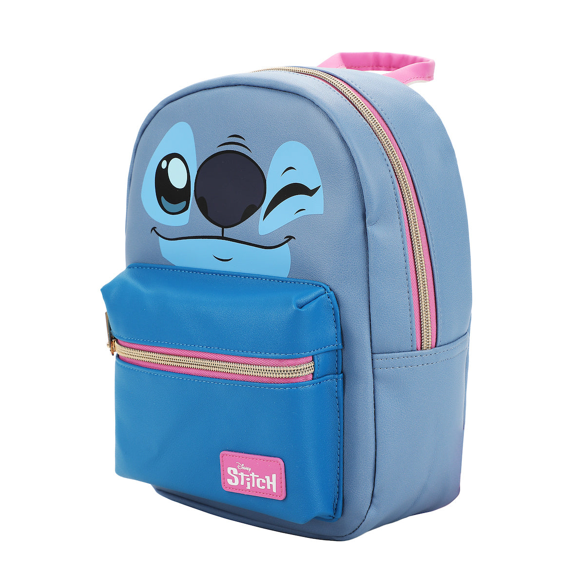 Disney's Stitch Character Face 11.5" Youth Mini Backpack