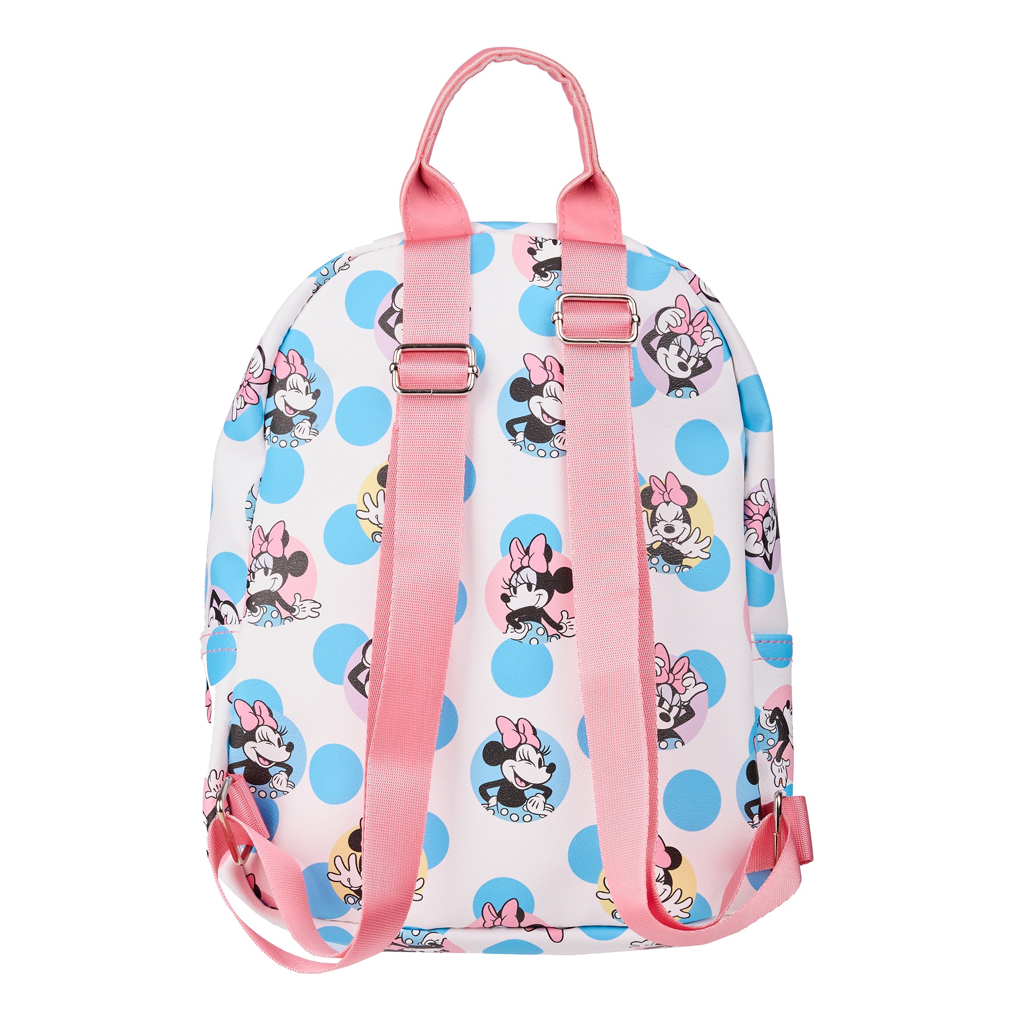 Disney's Minnie Mouse Pink and Blue Polka Dots 11.5" Mini Backpack