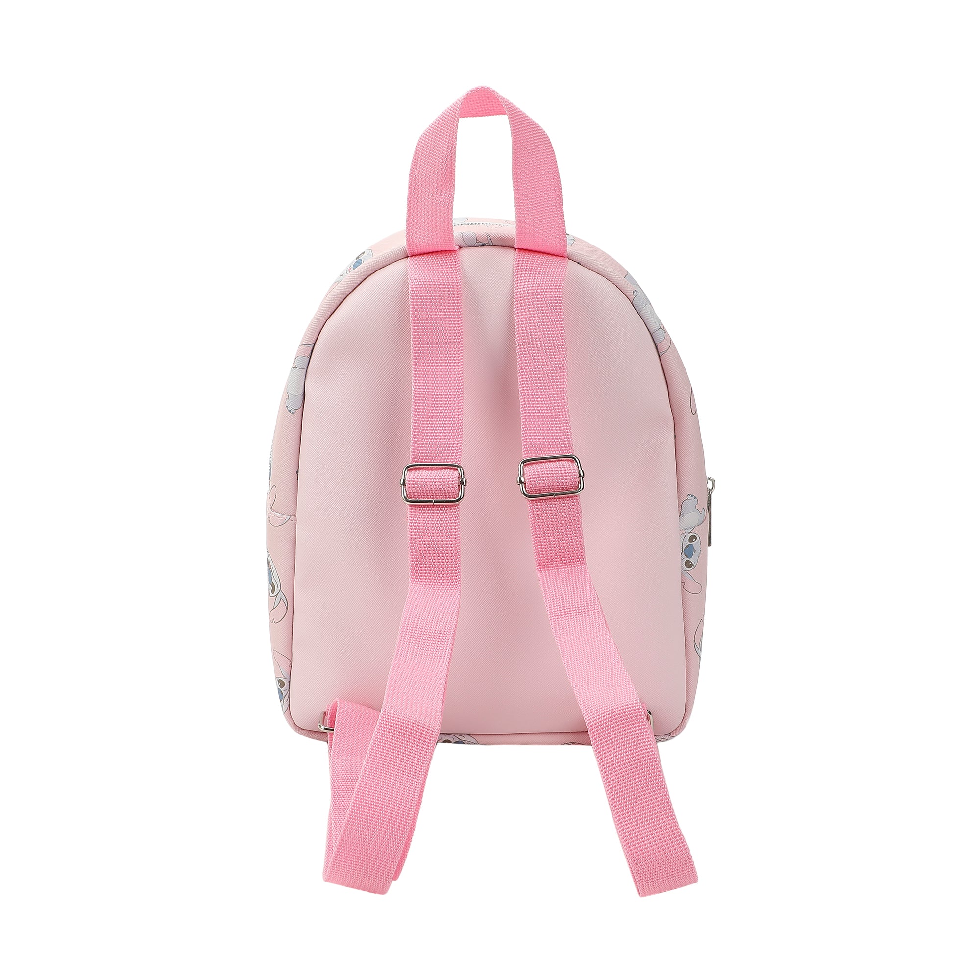Disney Stitch Playful Pose Pink 10.5" Mini PU Backpack