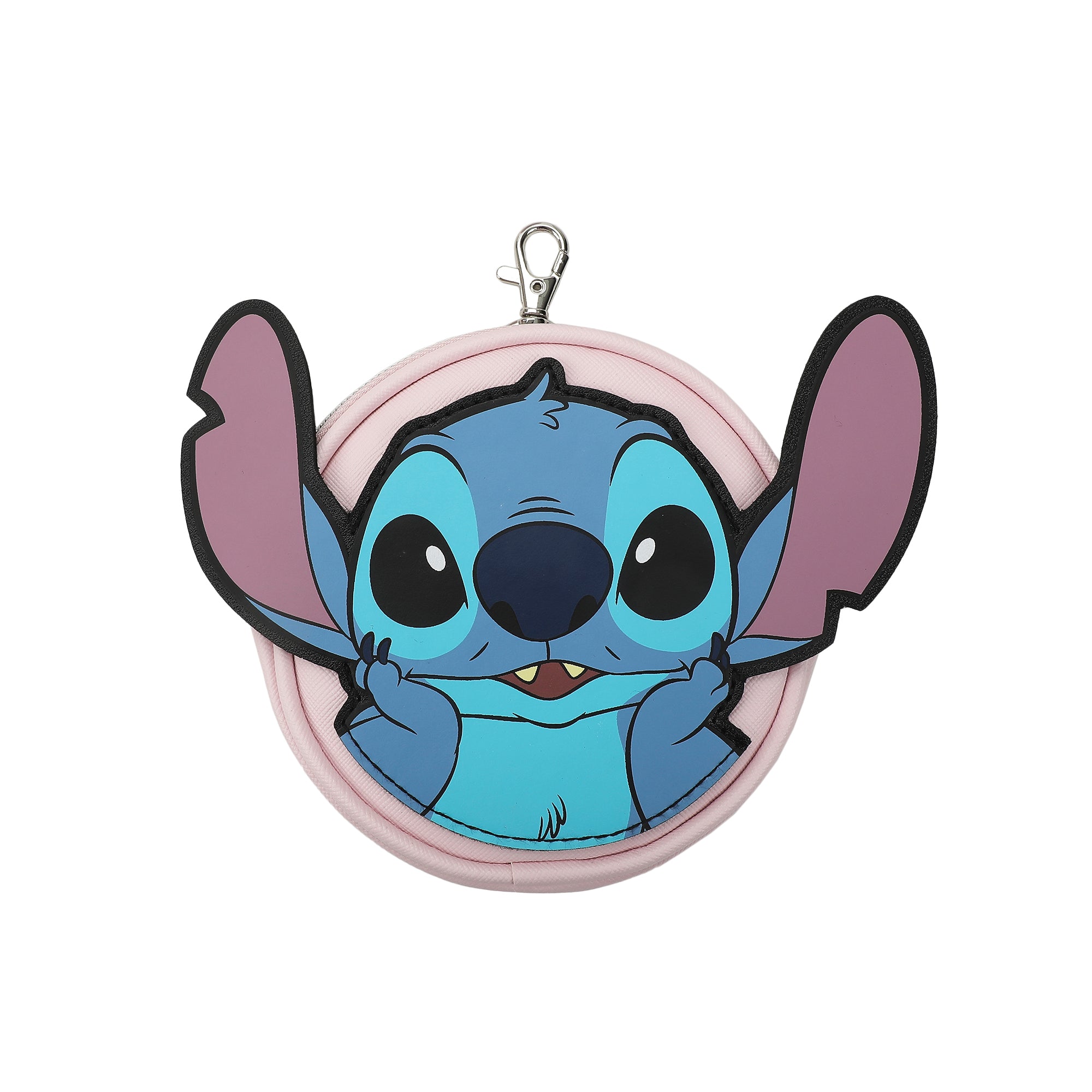 Disney Stitch Playful Pose Pink 10.5" Mini PU Backpack