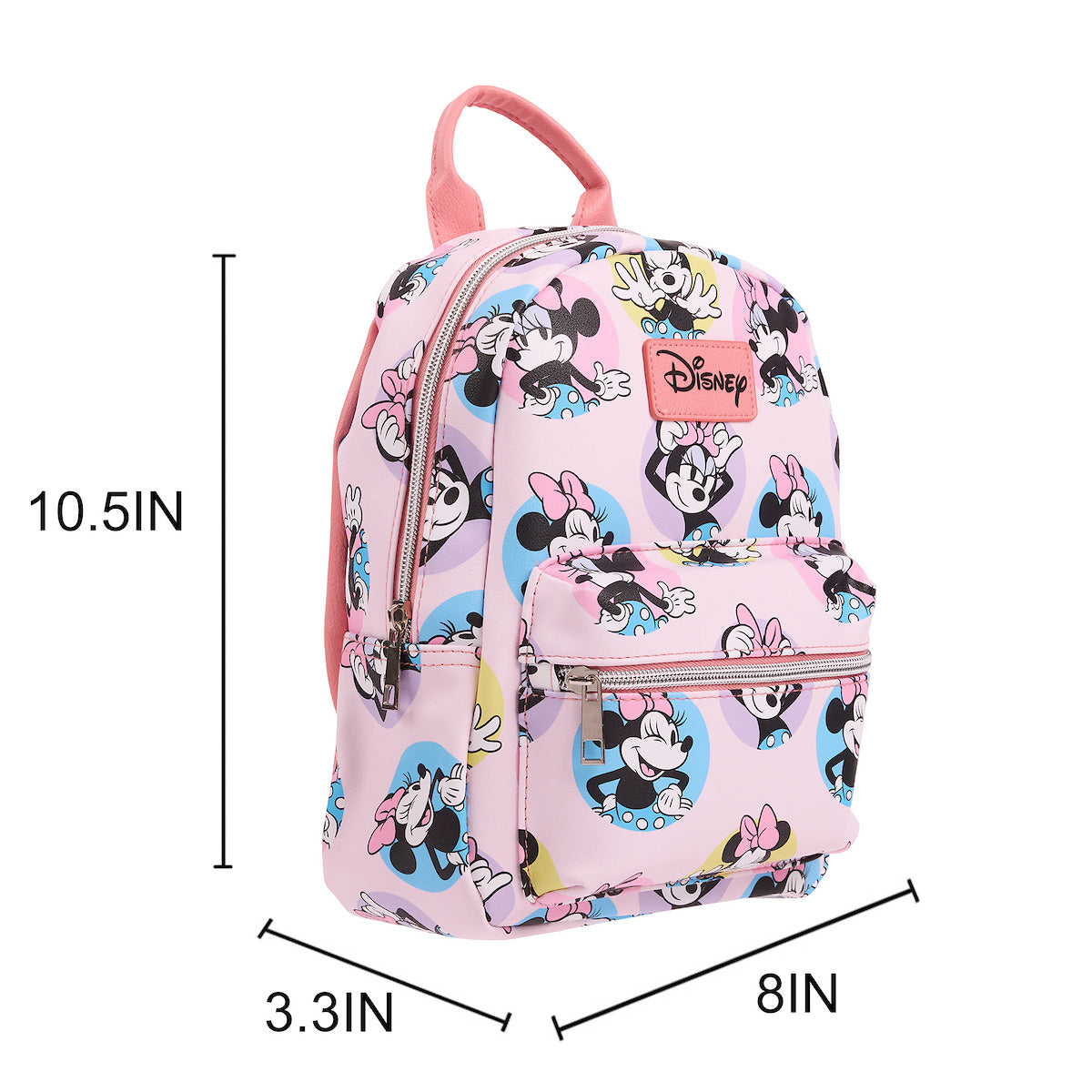 Disney's Minnie Mouse Classic All-Over Print 11" Mini Backpack
