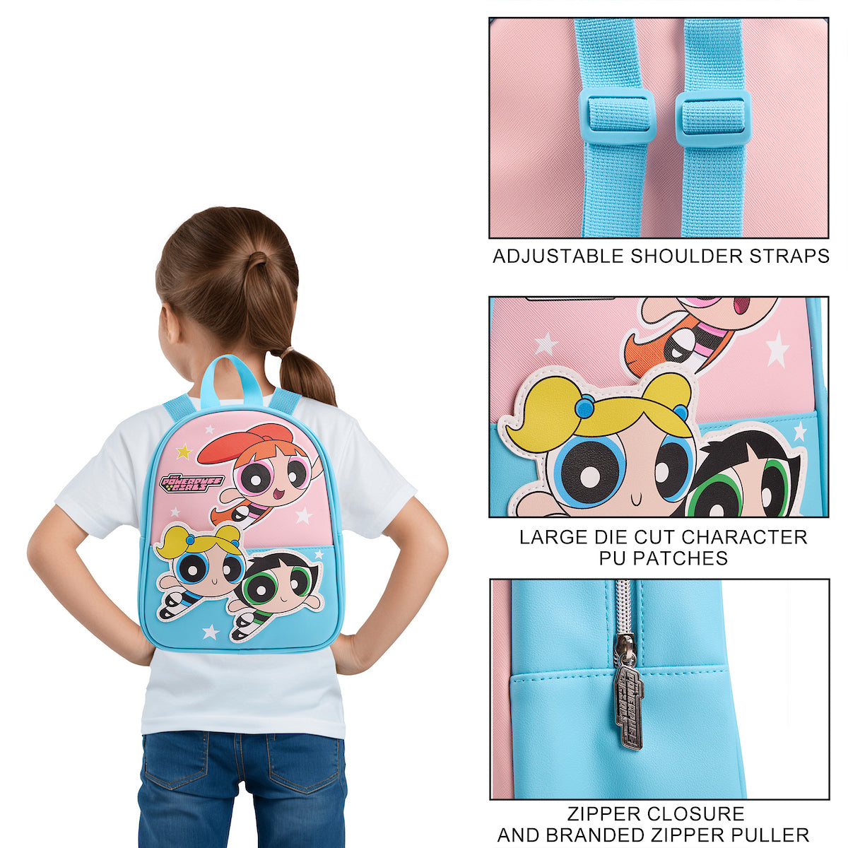 Powerpuff Girls Favorite Characters 11" Mini Backpack