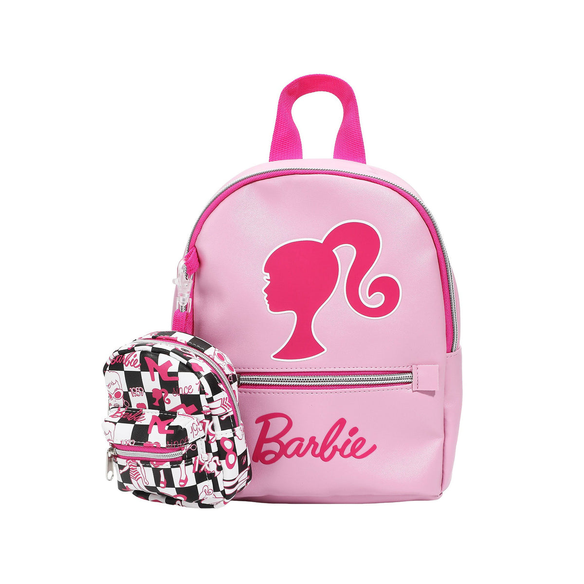 Barbie Pink Mini Backpack With Coin Purse for Kids Girls