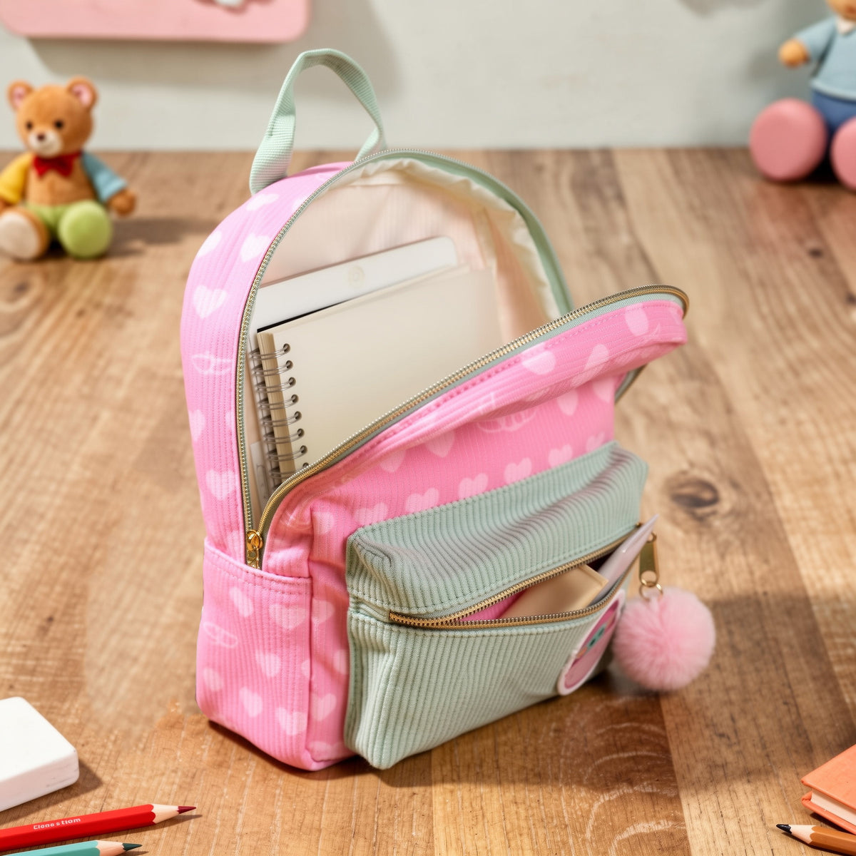The Mandalorian Corduroy Mini Backpack for Kids