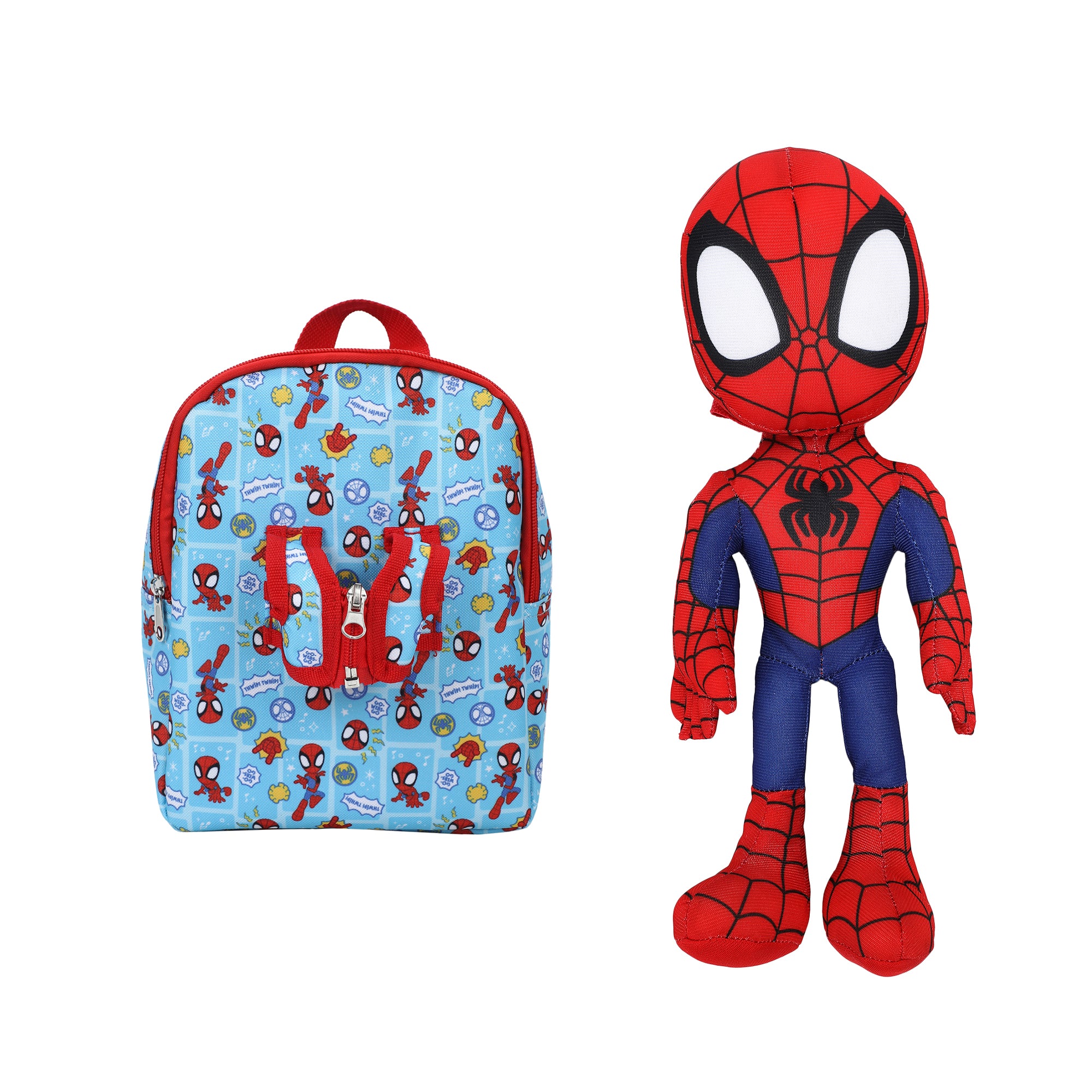 Spidey & His Amazing Friends Plush Spidey & 10" Backpack