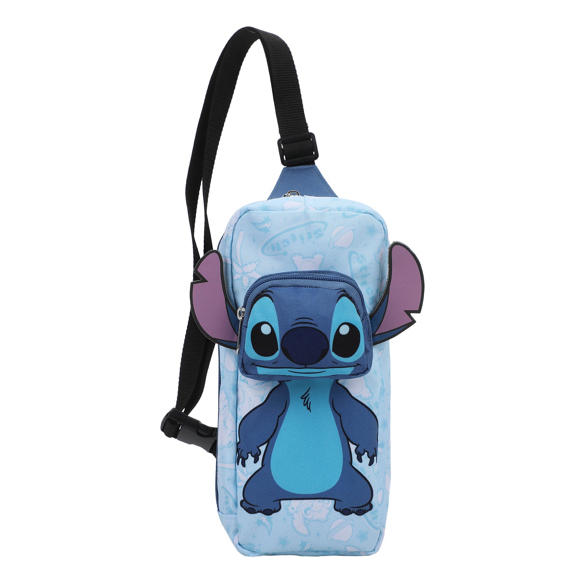 Disney's Lilo & Stitch Character Crossbody Sling Bag With Adjustable Strap