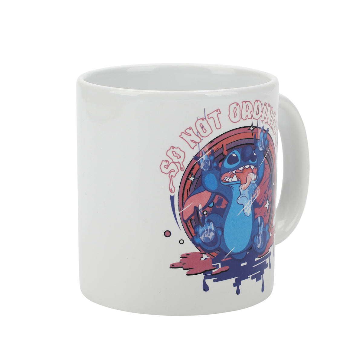 Disney Stitch Not So Ordinary 16 Oz White Ceramic Mug