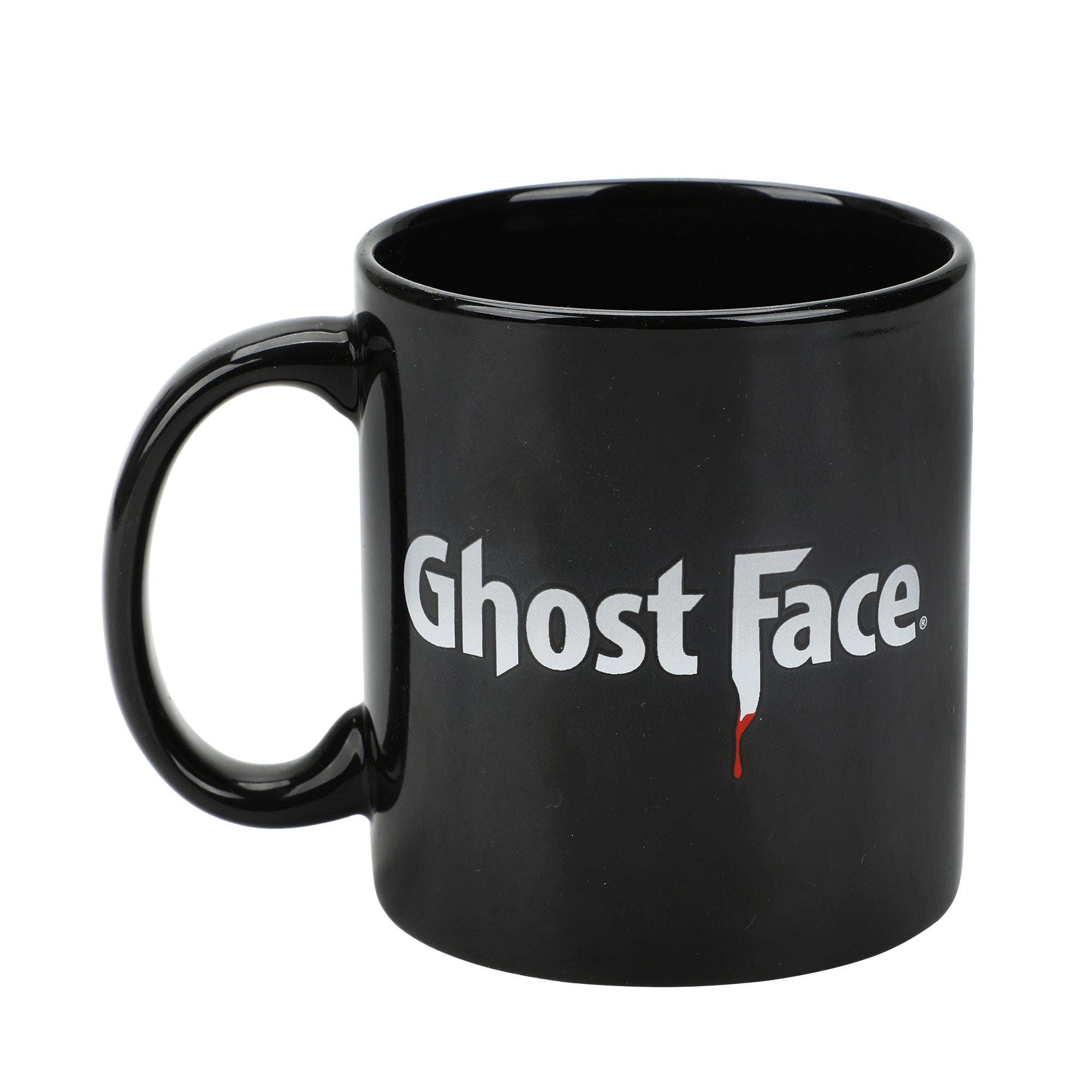Ghostface Horror Mask 20 Oz Black Ceramic Coffee Mug