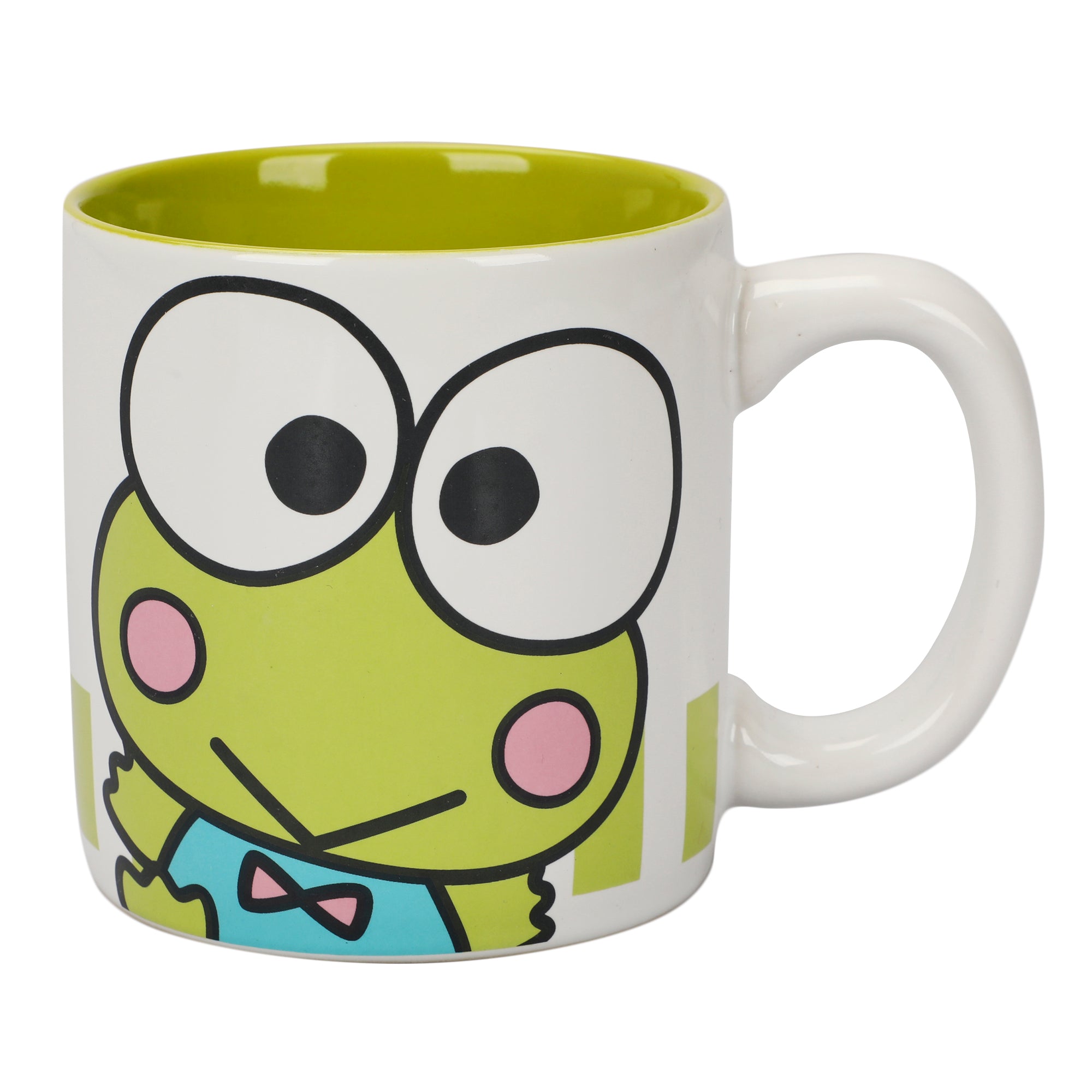 Hello Kitty Keroppi 16 Oz White Ceramic Mug