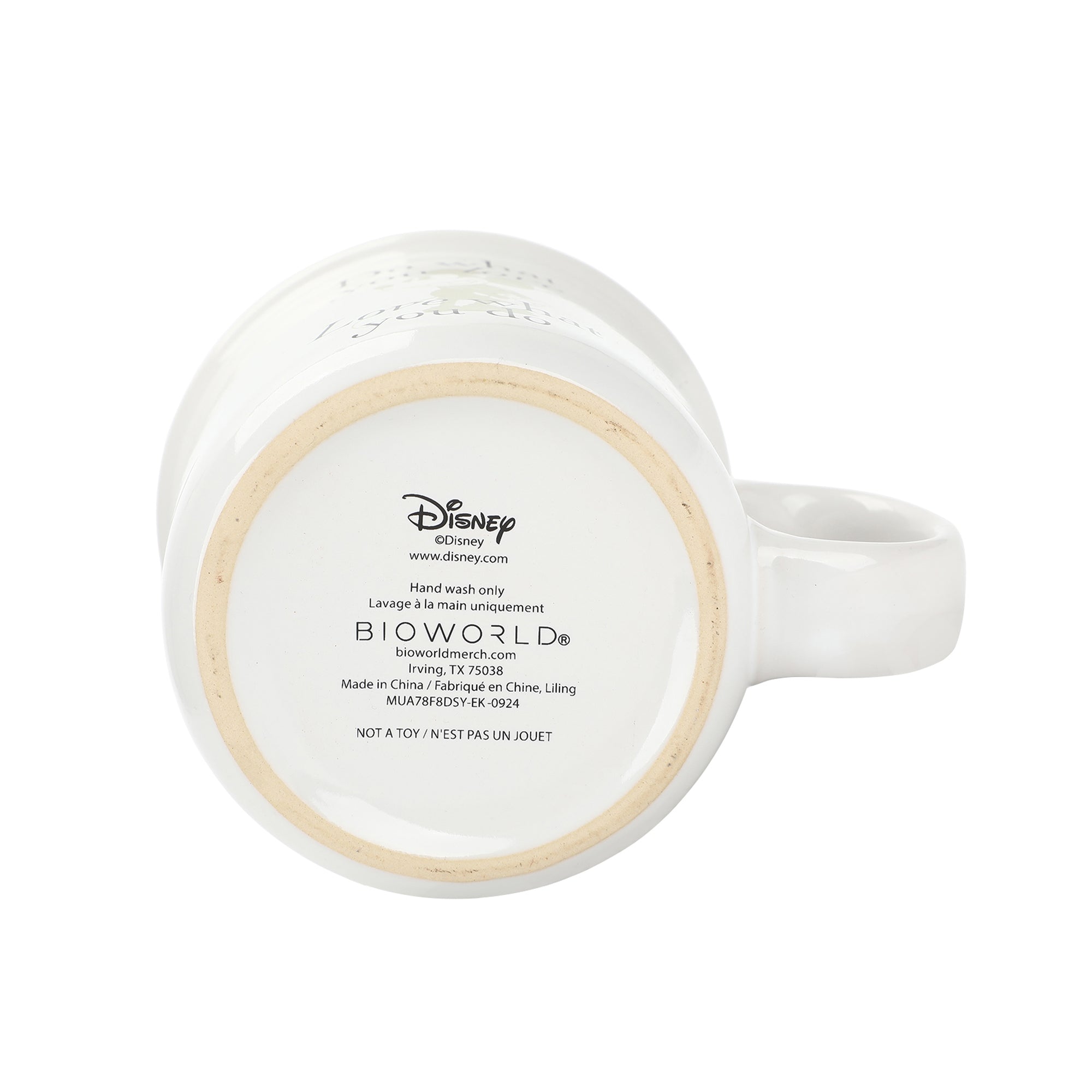 Disney Mickey Mouse Do What You Love 16 Oz White Ceramic Mug