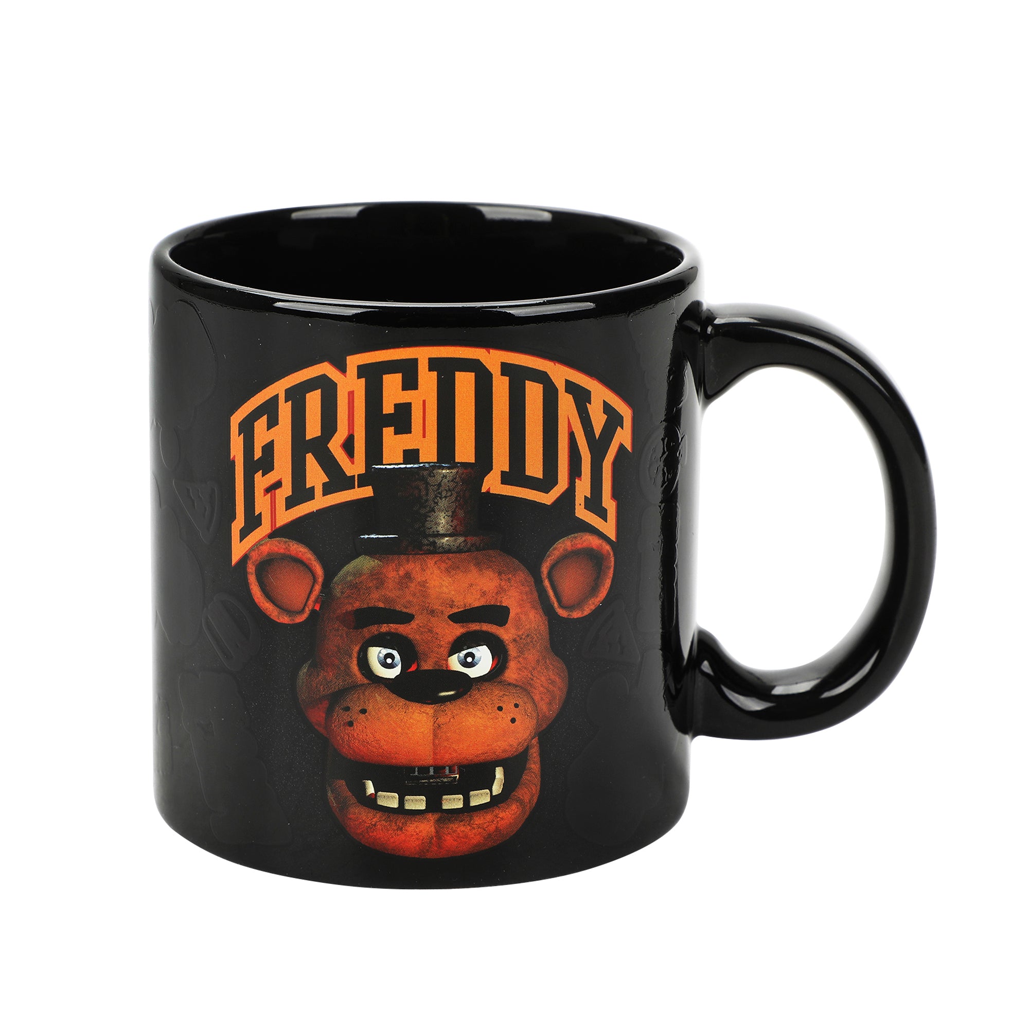 Five Nights At Freddy's Let's Eat 16 Oz Heat-Reactive Black Ceramic Mug