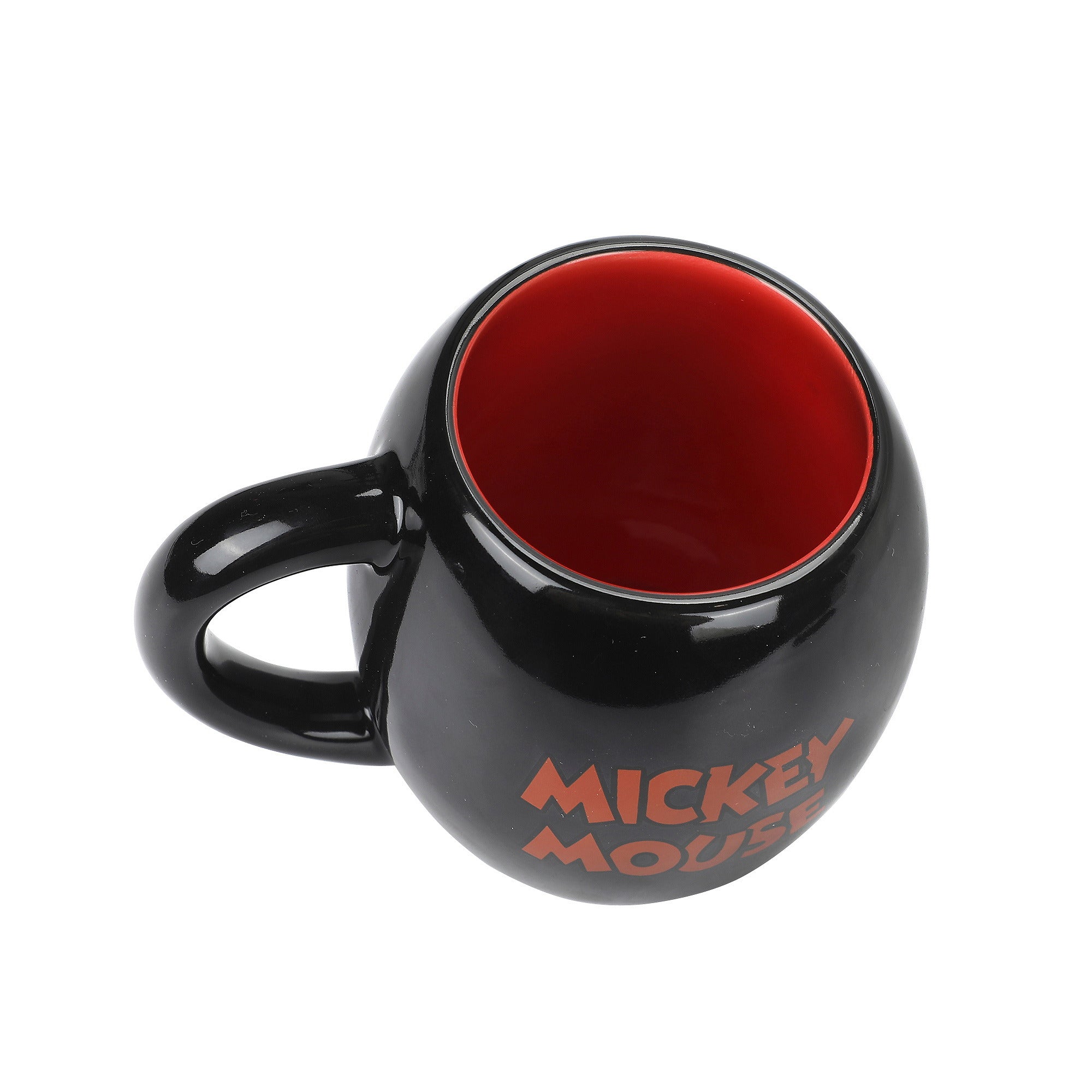 Mickey Mouse Classic Big Face 18 oz Oval Ceramic Coffee Mug for Hot Drinks & Everyday Use