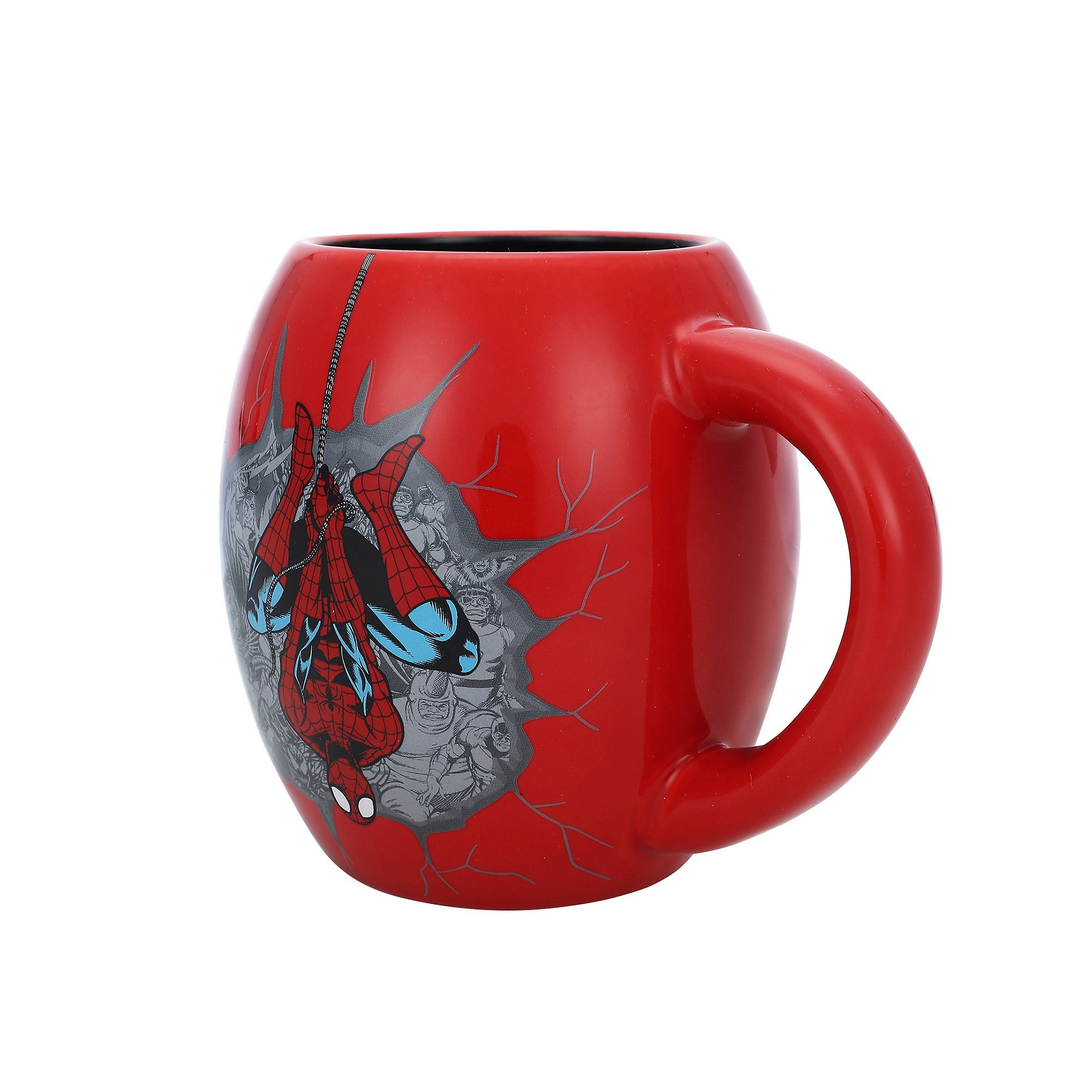 Spider-Man Classic 18 oz Ceramic Oval Mug for Hot & Cold Drinks