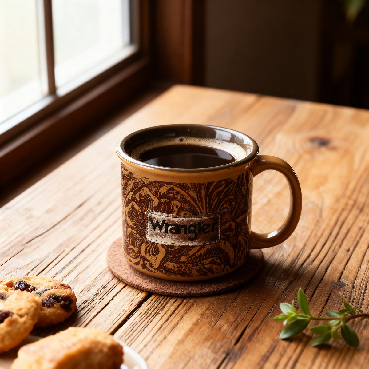 Wrangler Camper Style Ceramic Coffee Mug 16 oz