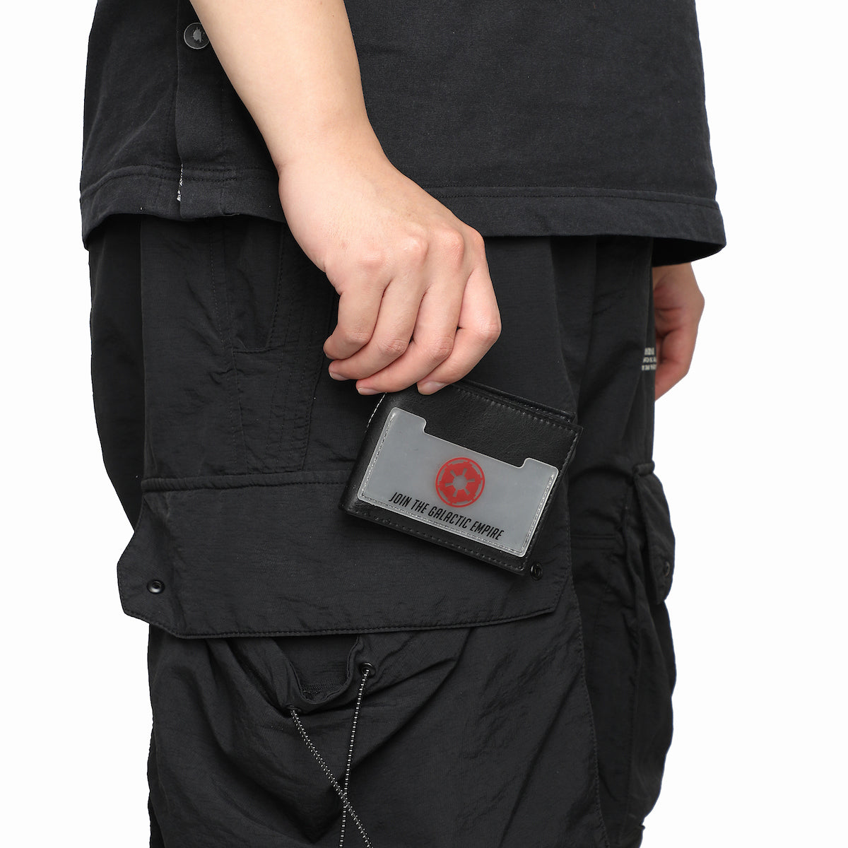 Star Wars Join The Dark Side Men's Black Bifold Wallet