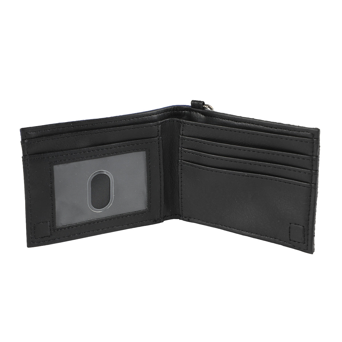 One Piece Live Action Straw Hat Skull & Crossbones Navy Bifold Wallet