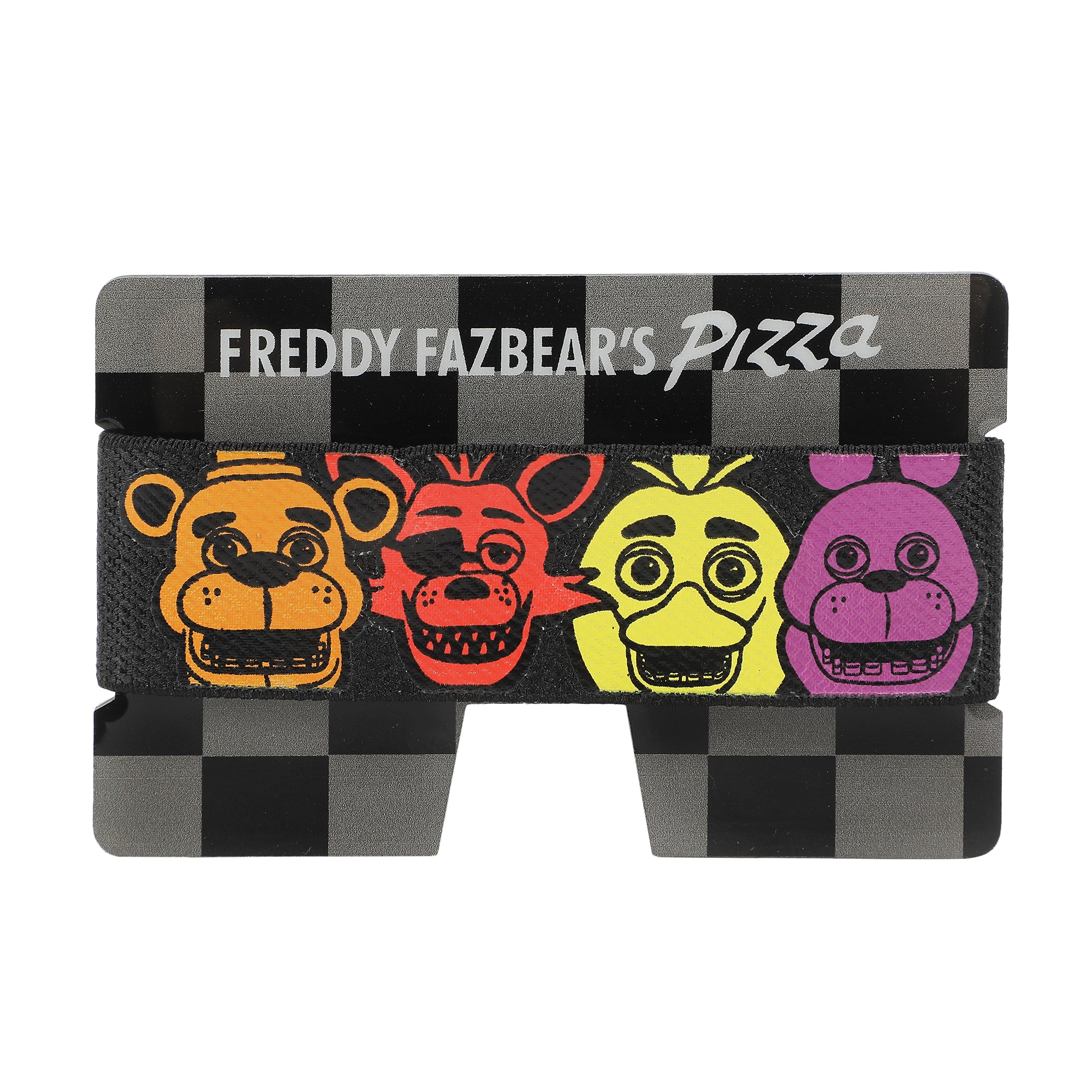 Five Nights At Freddy's Character Heads Black 9 CM Card Wallet