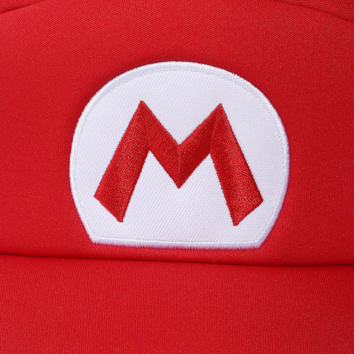 Super Mario Bros Real Mario M Embroidered Mario M Youth Fitted Novelty Cap