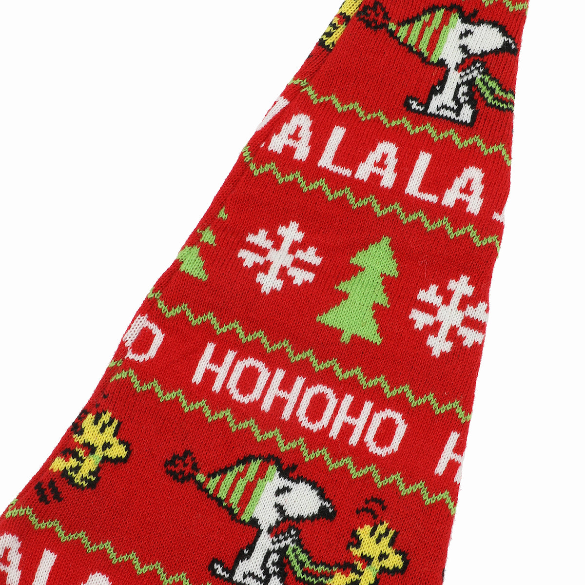 Peanuts Snoopy and Woodstock Pattern Adult Christmas Santa Hat