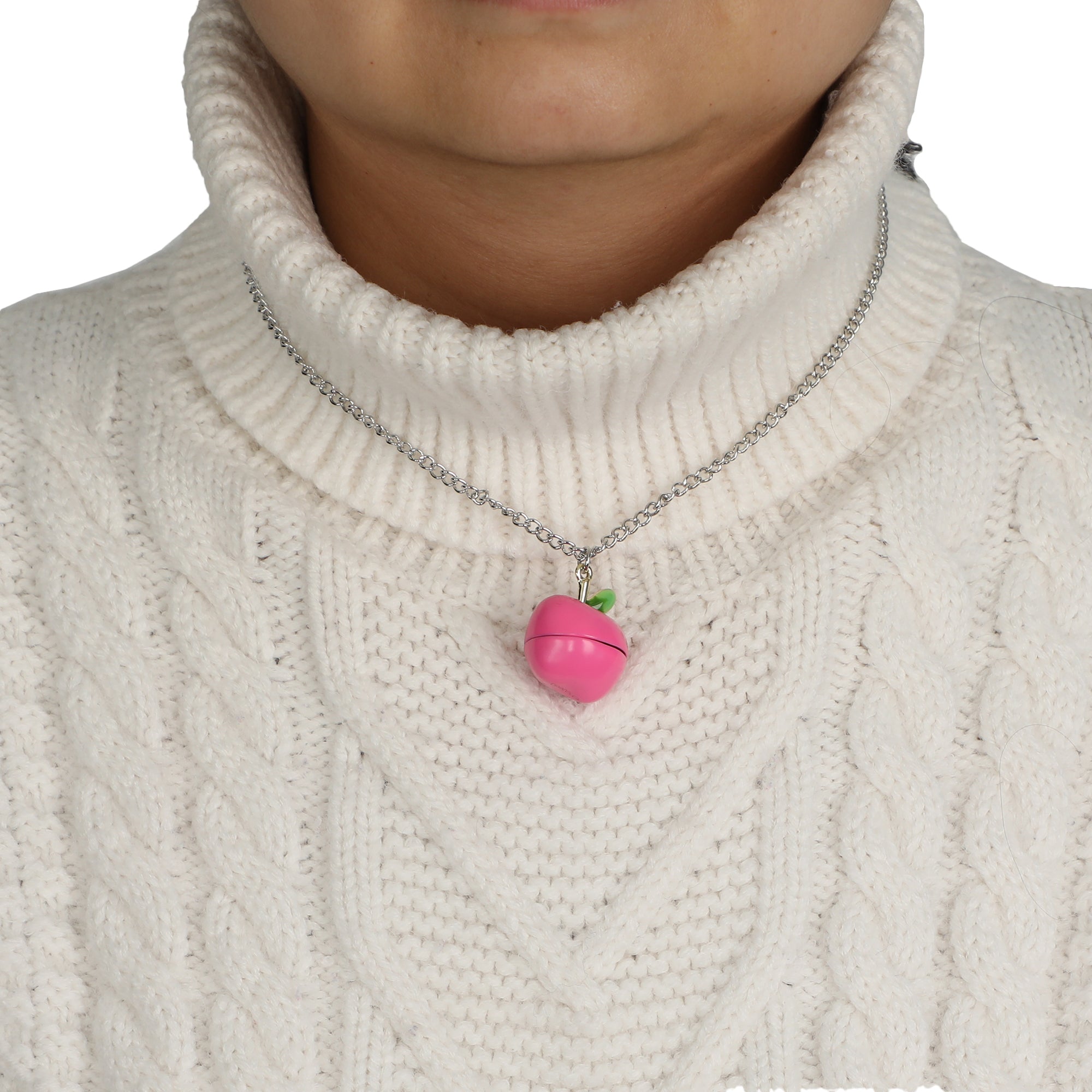 Hello Kitty Apple 14" Locket Necklace With Character Inside