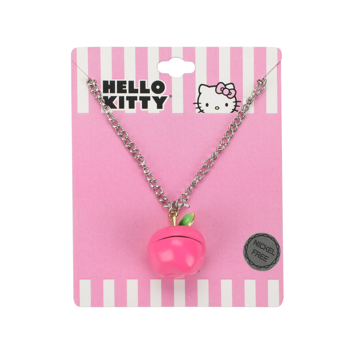 Hello Kitty Apple 14" Locket Necklace With Character Inside
