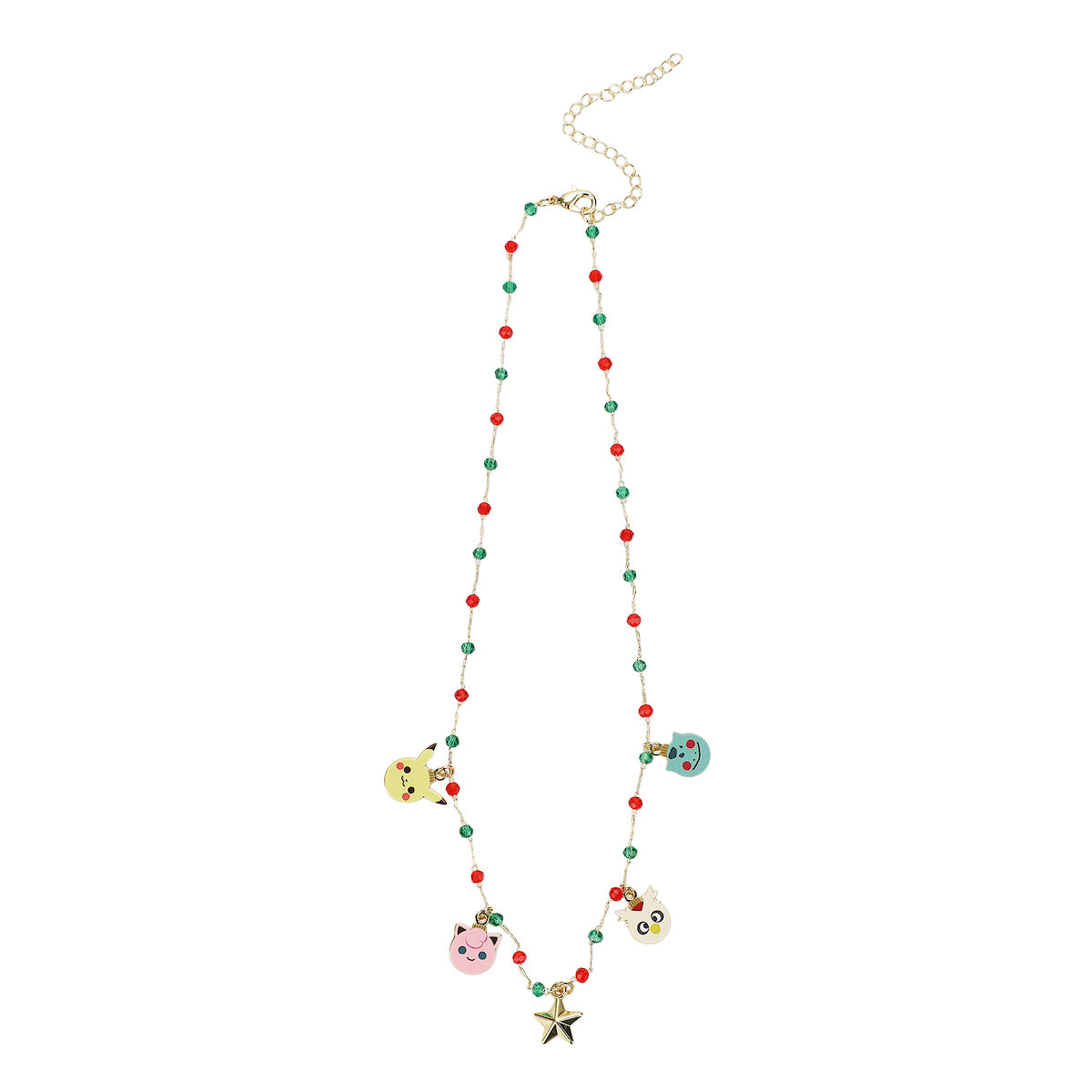 Pokémon Holiday-Themed Beaded Necklace