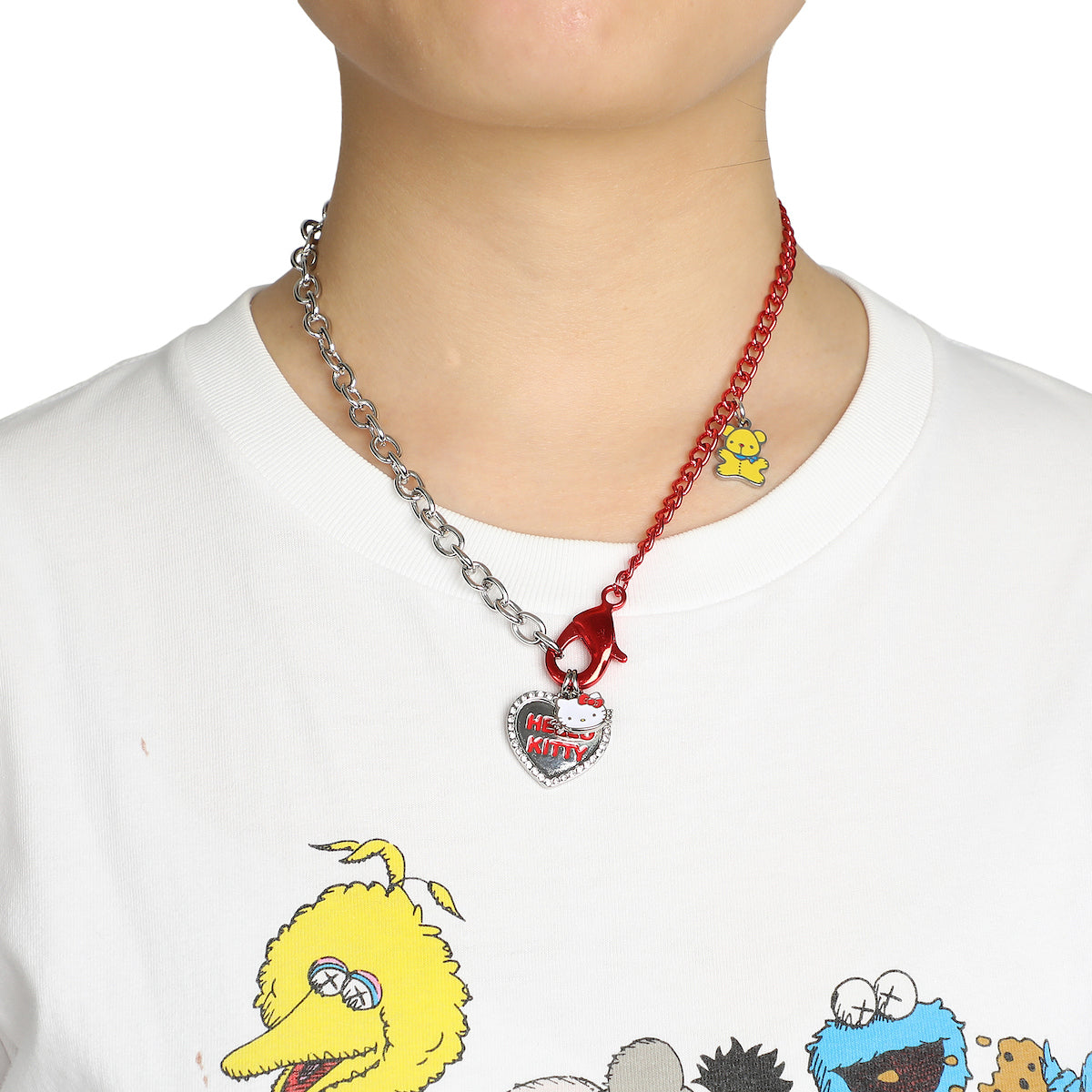 Hello Kitty Multi-Charm Pendant Necklace