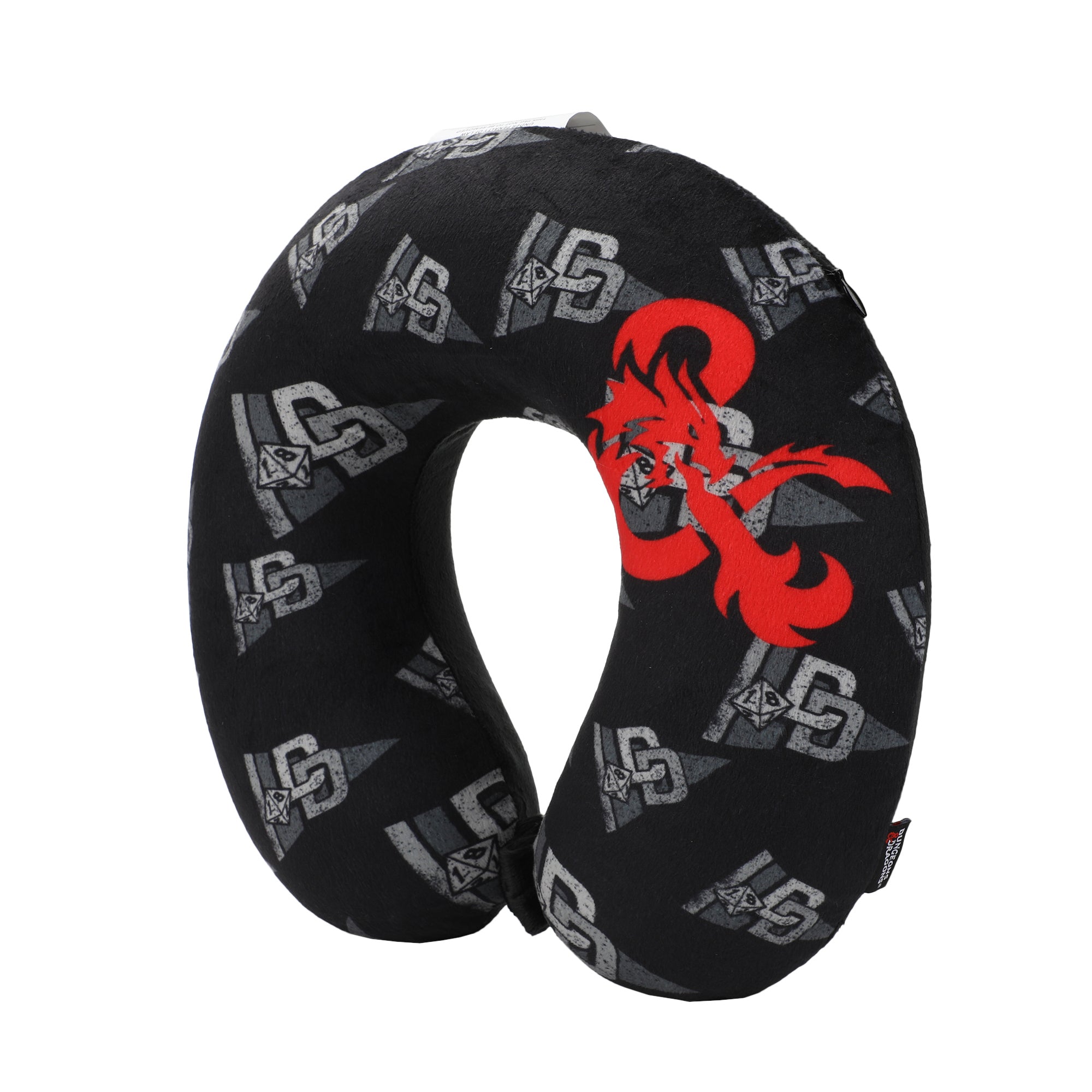 Dungeons & Dragons Adult Travel Set with Neck Pillow, Eye Mask, and Throw Blanket - Perfect for Adventure-Loving Travelers!