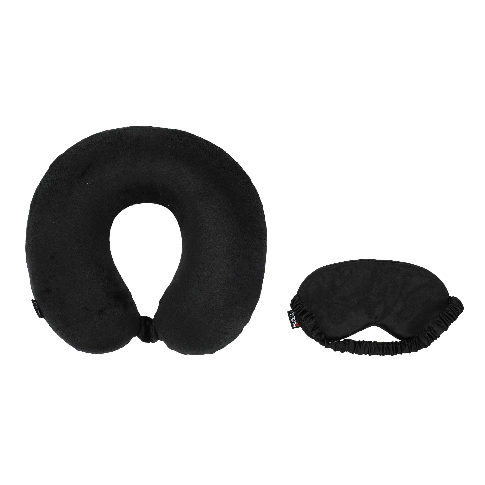 Dungeons & Dragons Adult Travel Set with Neck Pillow, Eye Mask, and Throw Blanket - Perfect for Adventure-Loving Travelers!