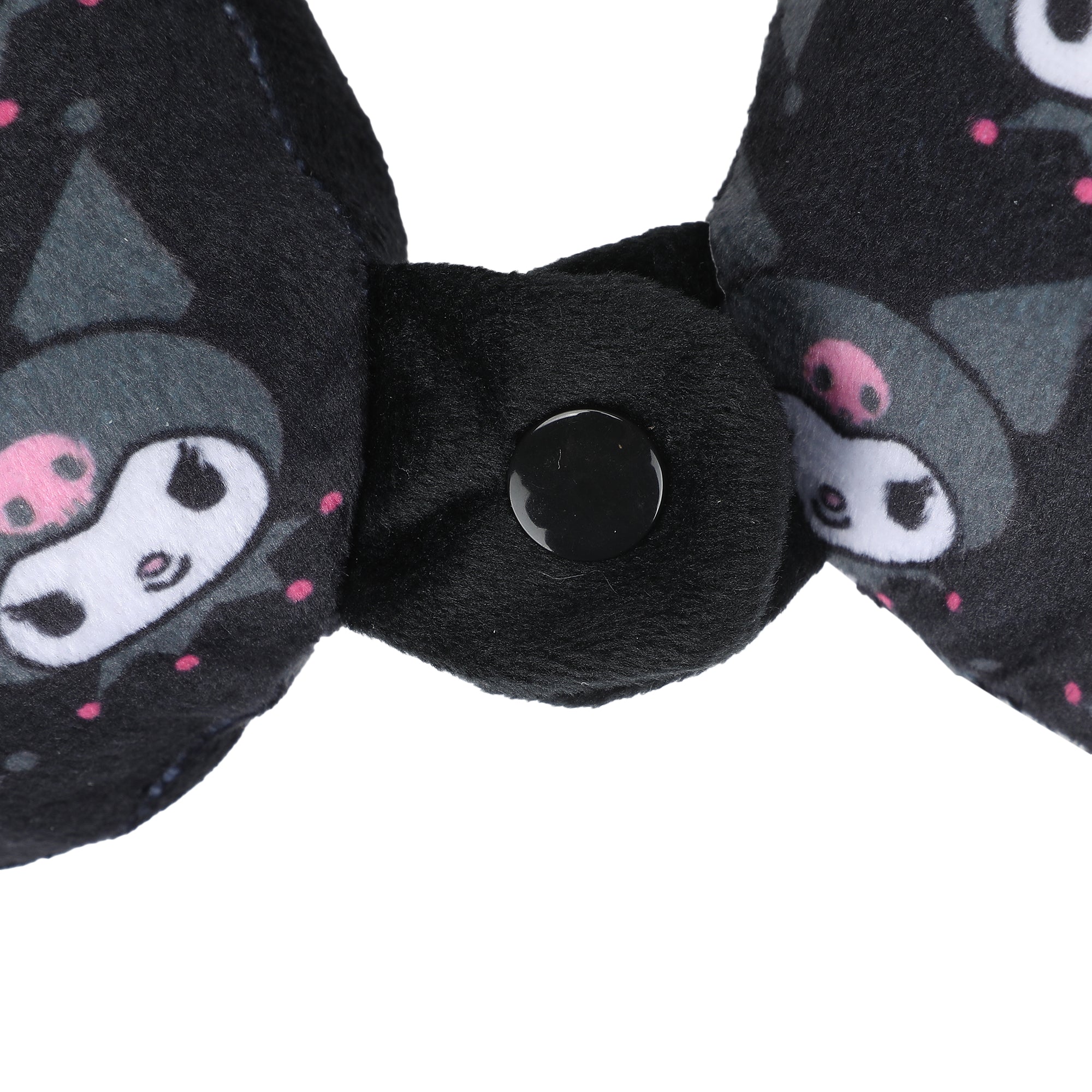 Kuromi 3-Piece Travel Set With Neck Pillow, Eye Mask, And Luggage Tag